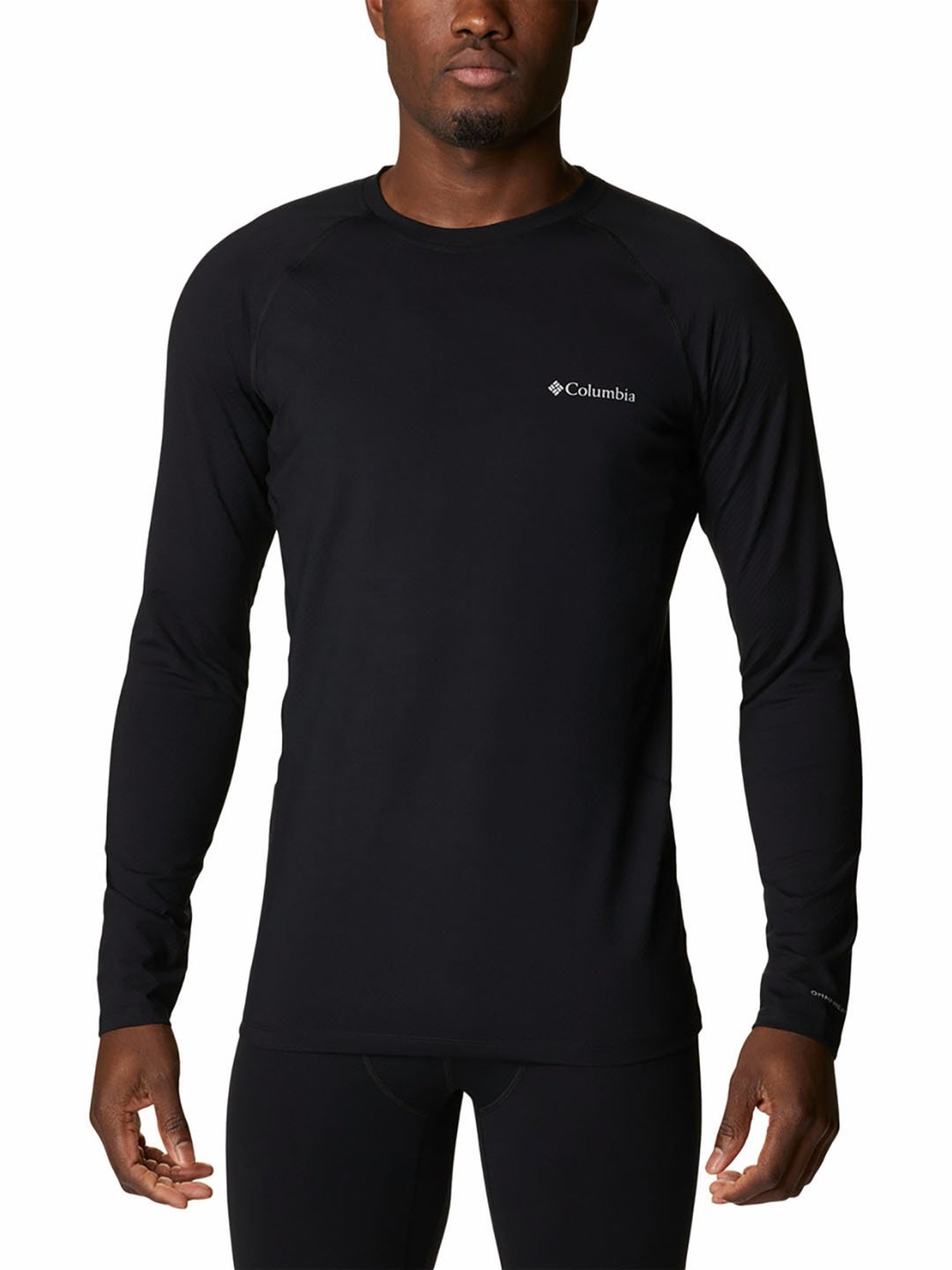Columbia Men Black M Omni-Heat Infinity Knit LS Thermal Top