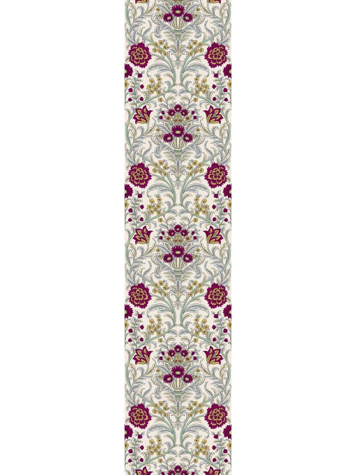 Welspun Moments Printed Blue Cotton Queen Fitted Bed Sheet with 2 Pillow Covers