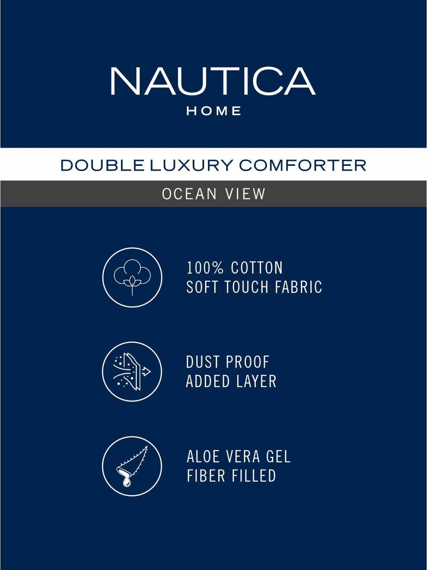 King 3pc Rhapsody Comforter Set Blue - Ayesha Curry