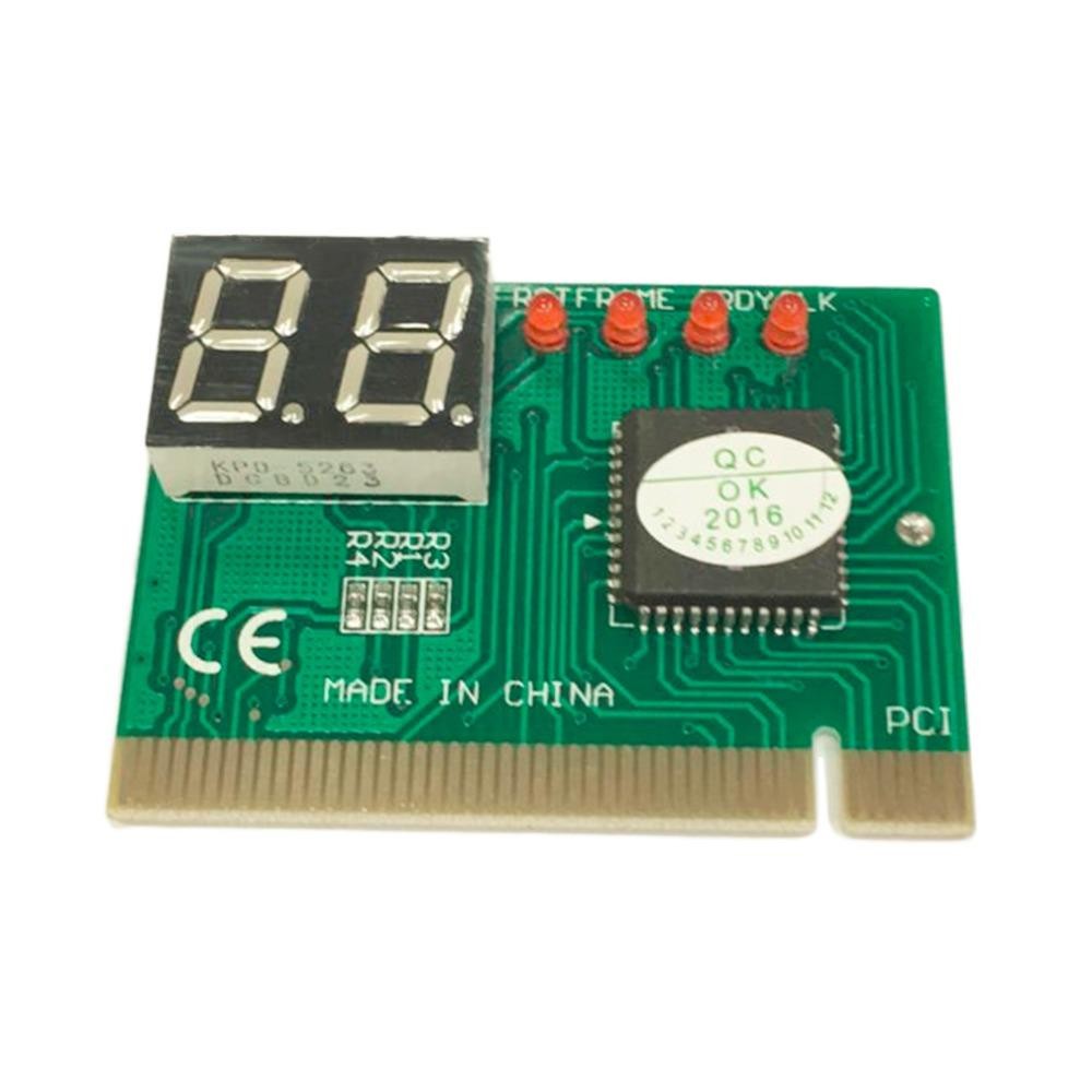 PC PCI Diagnostic Card Motherboard Analyzer Tester Post Analyzer Checker Computer Analysis PCI POST Card Motherboard 2-Digit