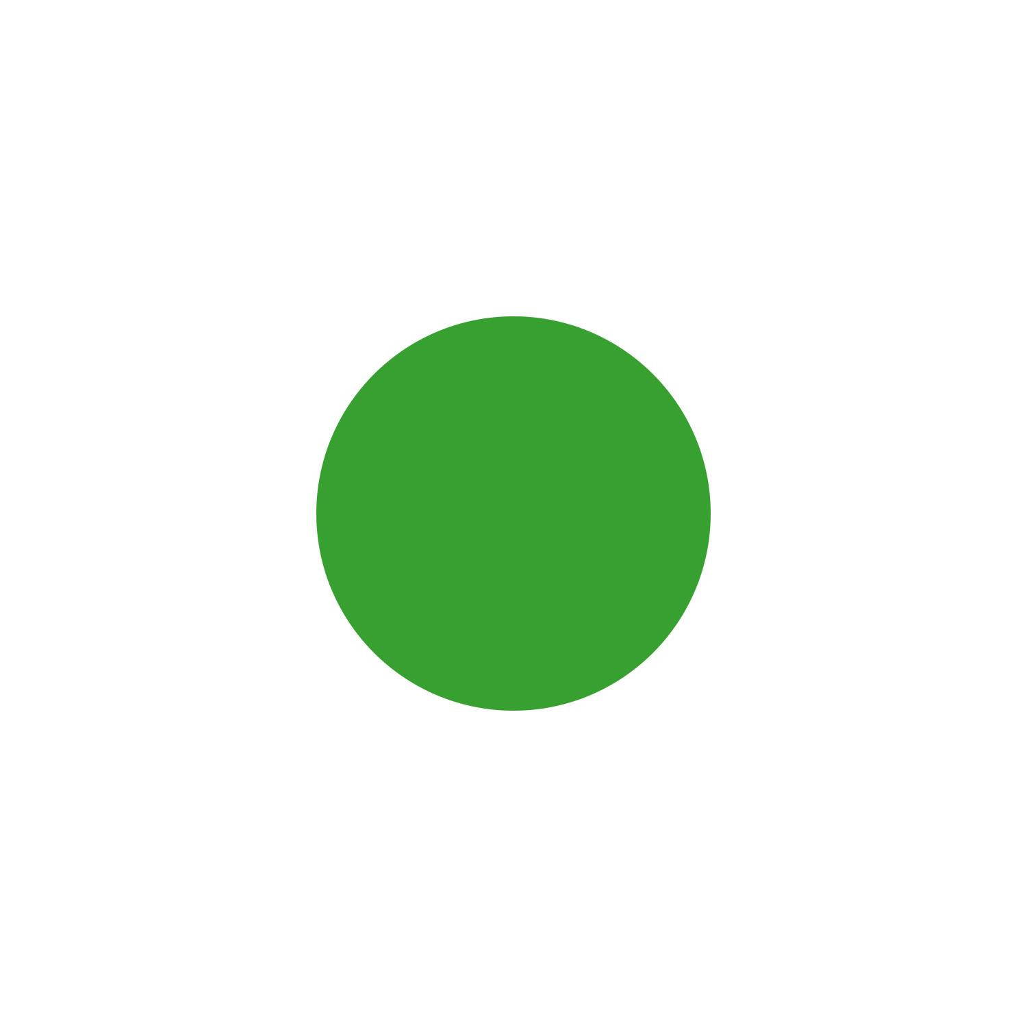 LiteMark 2 Inch Orange Dot Decals - Pack of 80