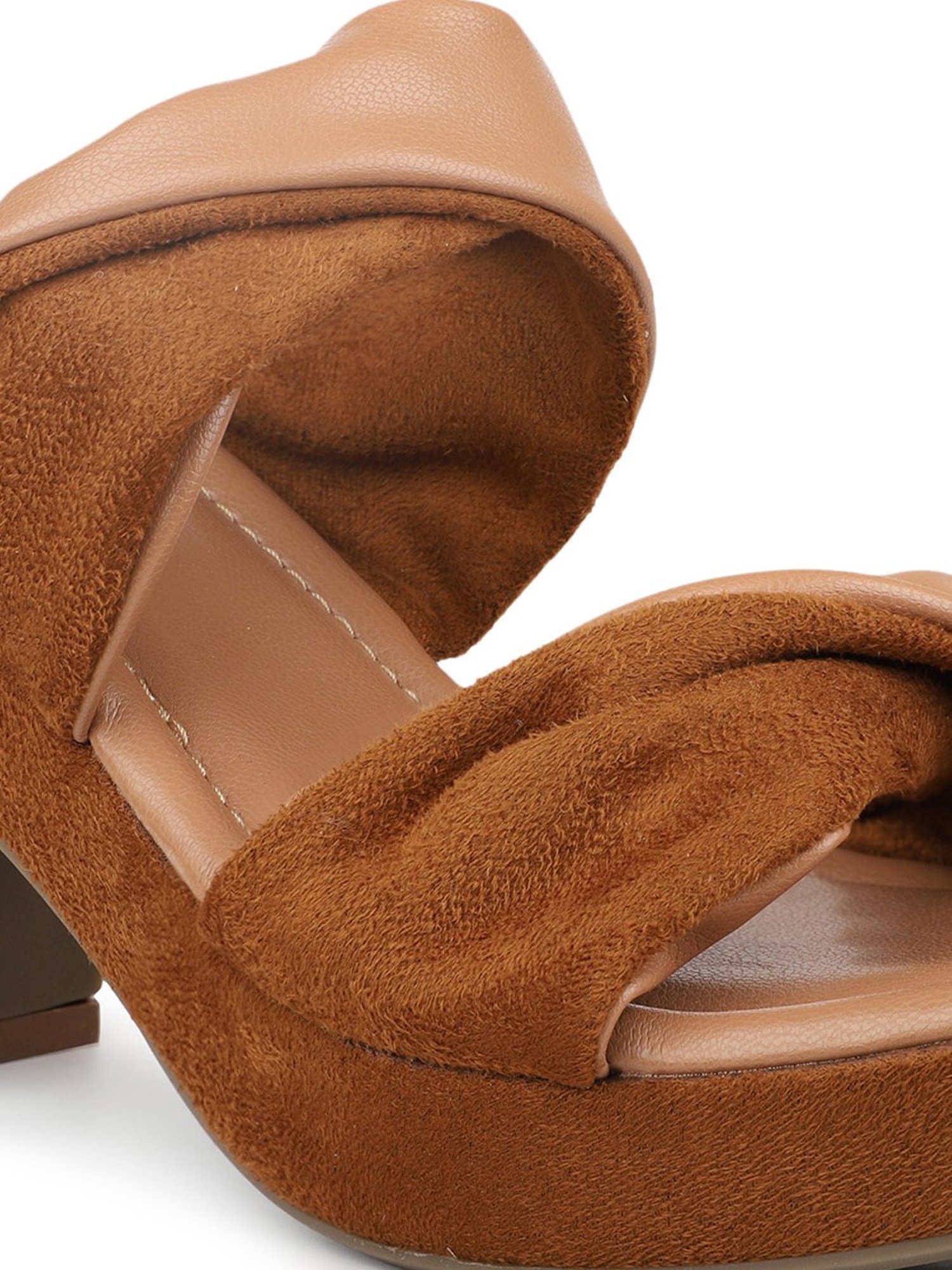 Inc.5 Women's Dark Beige Casual Sandals