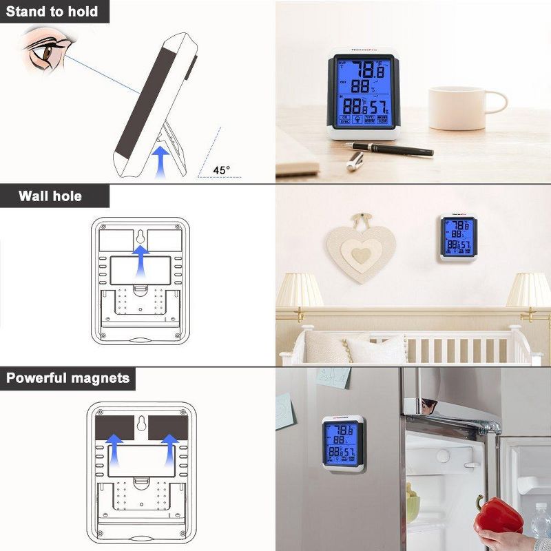 Wind & Weather Plastic Floating Rain Gauge with Metal Stake