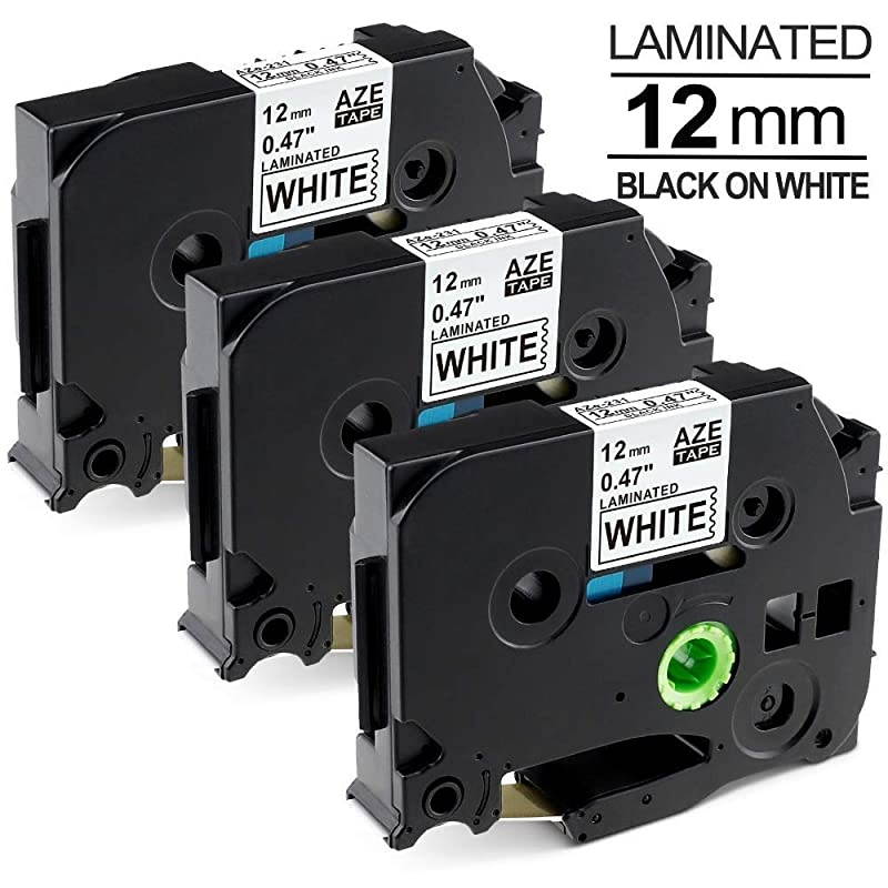 Compatible Label Tapes Replacement for Brother p Touch Label Maker (Orange, 18mm)