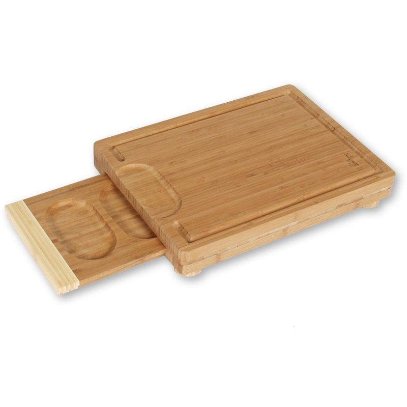 Picnic at Ascot Bamboo Butcher Block  13" x 13"