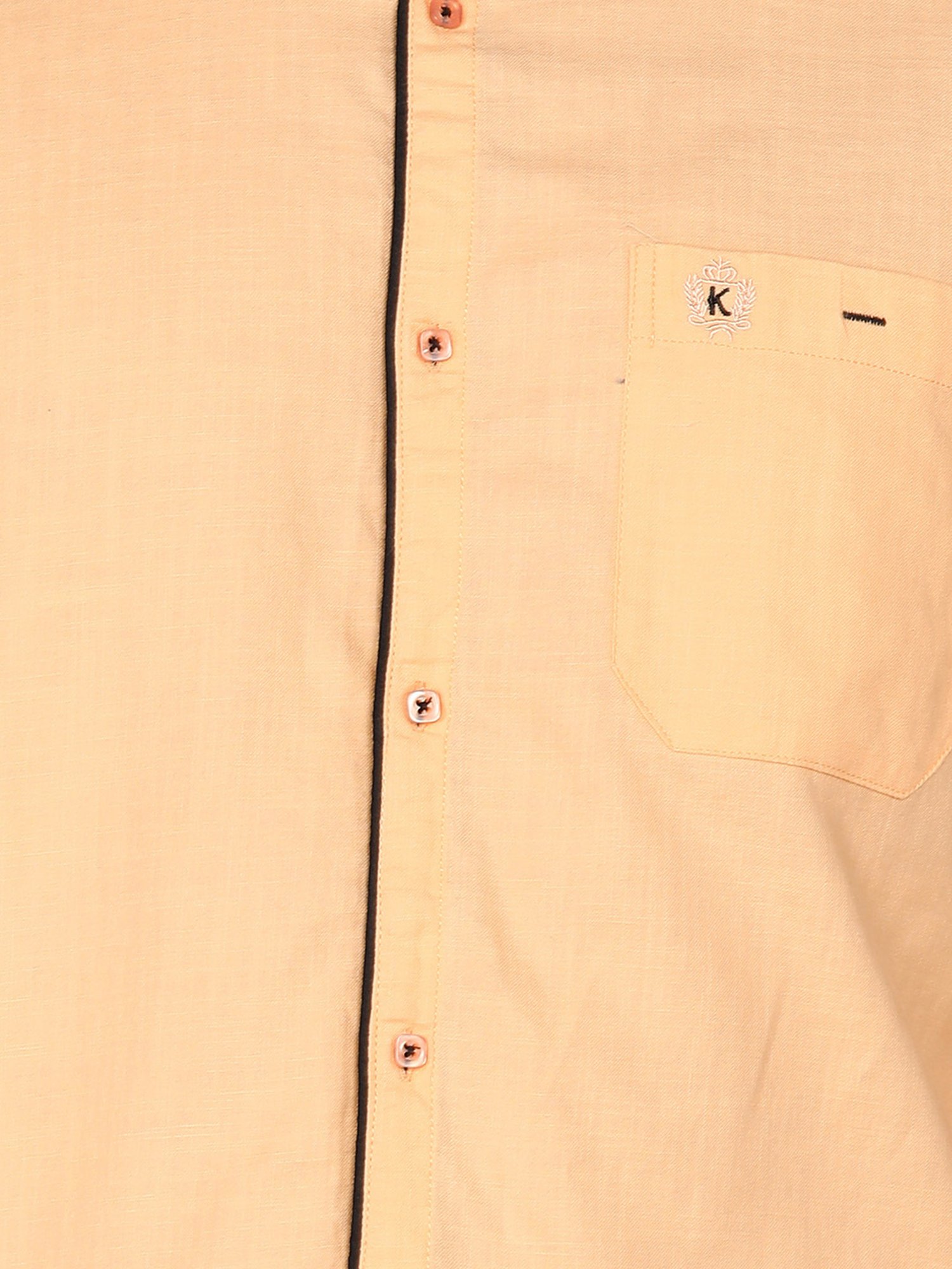 Kuons Avenue Peach Slim Fit Shirt