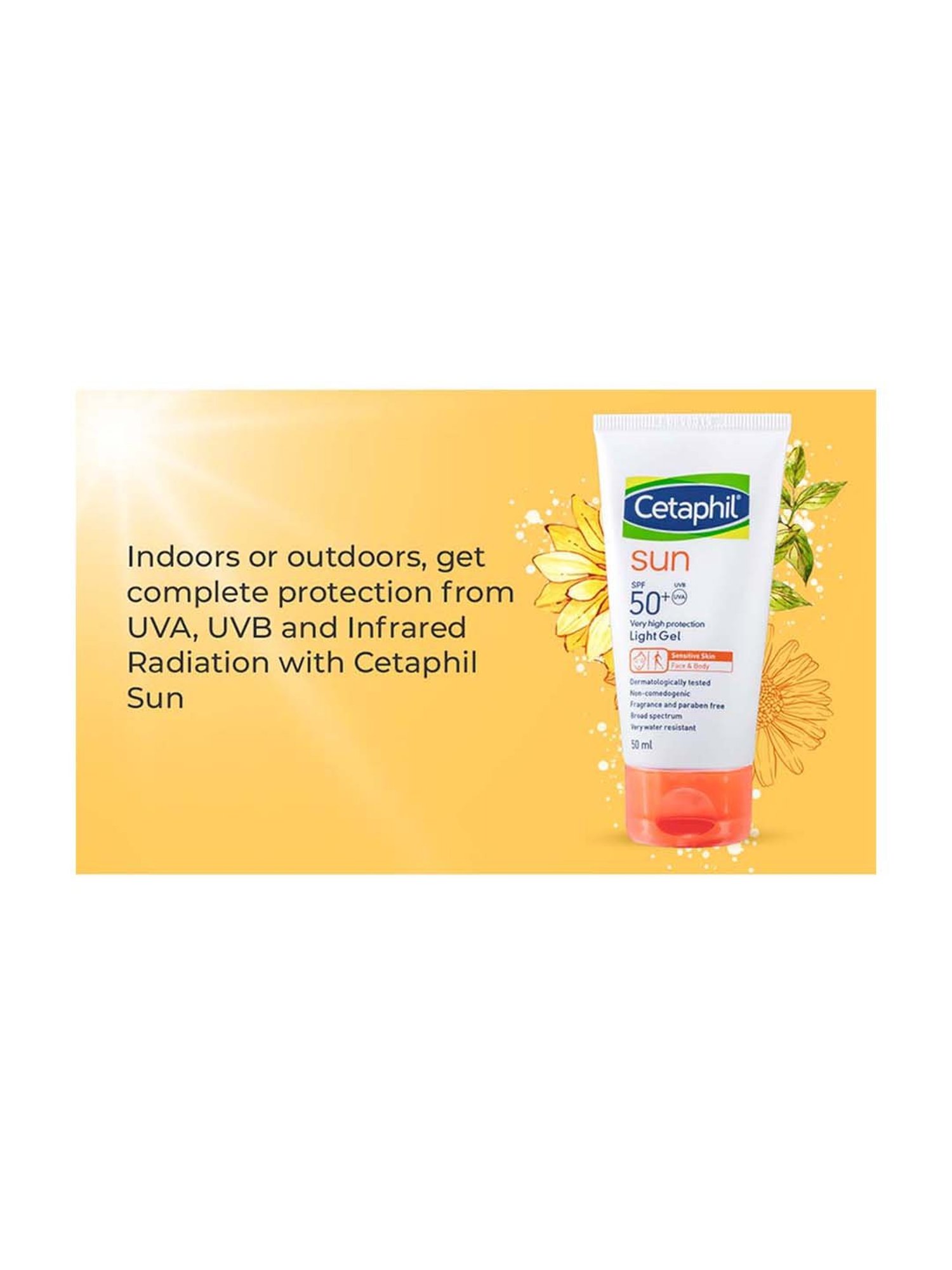 Cetaphil Sun SPF 50+ Light Gel - 50 ml