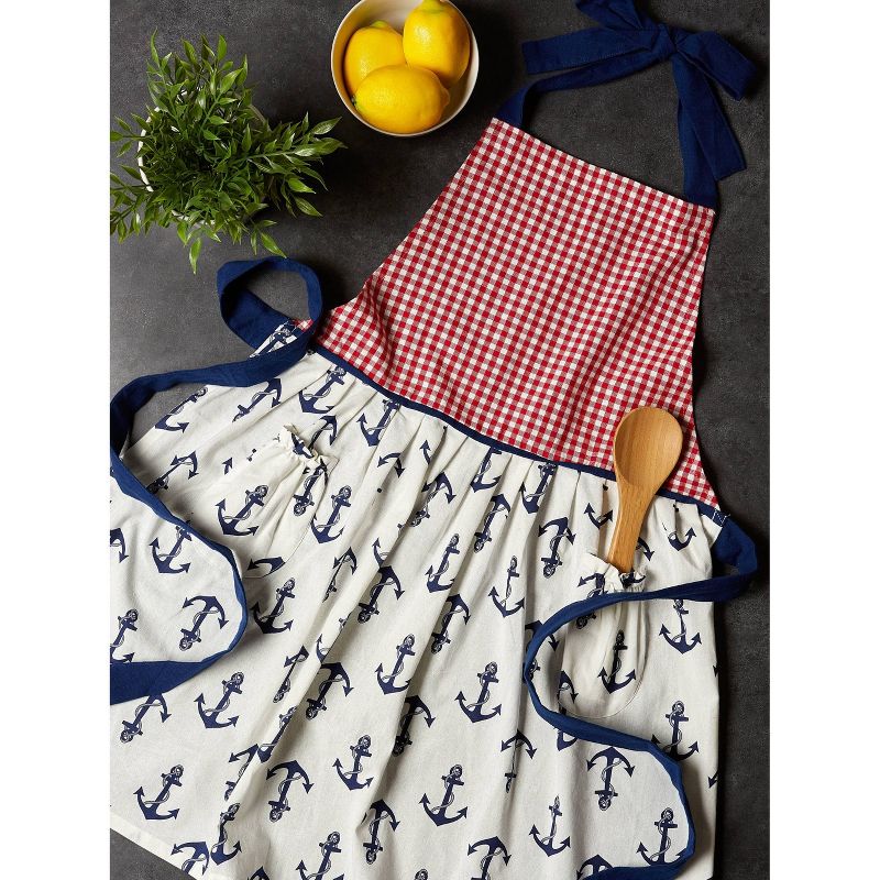 Gallerie II Skeleton Pattern Full Apron