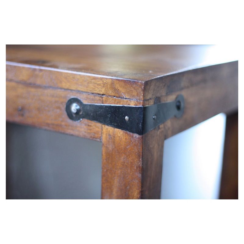 3pc Handcrafted Rustic Nesting Tables Natural - Timbergirl