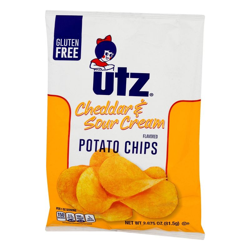 Utz Cheddar & Sour Cream Flavored Potato Chips - 2.875oz