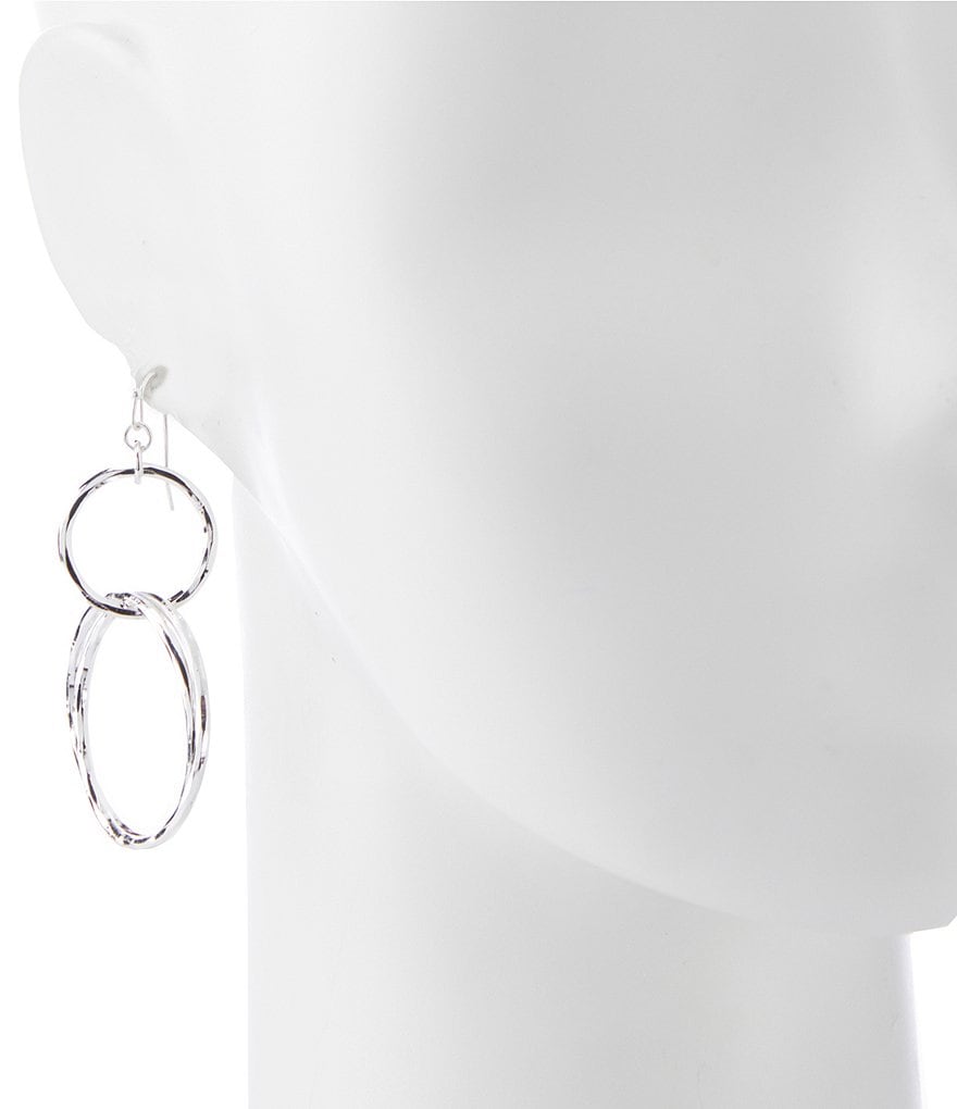Anna & Ava Lee Double Circle Drop Earrings