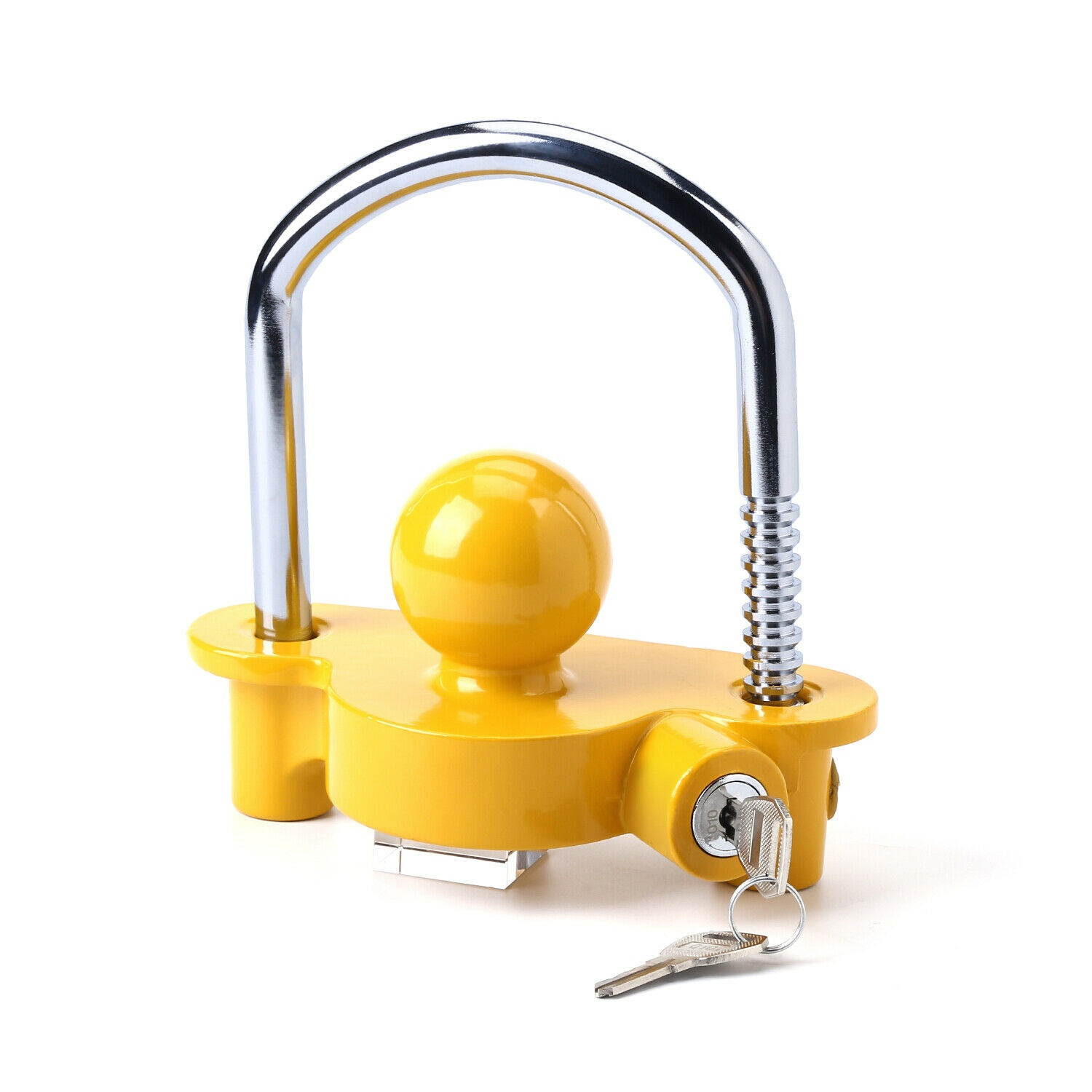 Universal Trailer Hitch Coupler Lock Out Ball Tongue Steel 1 7/8" 2" 2 5/16" US