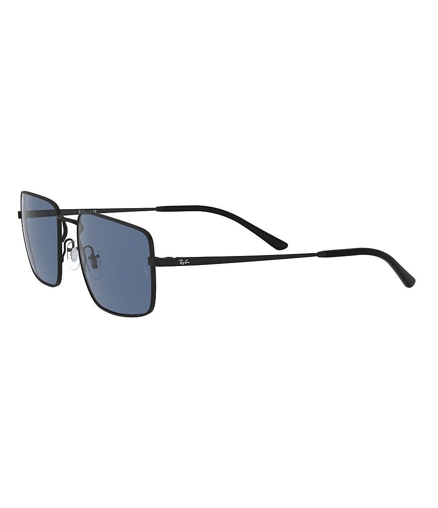 Ray-Ban Rectangular 55mm Metal Sunglasses