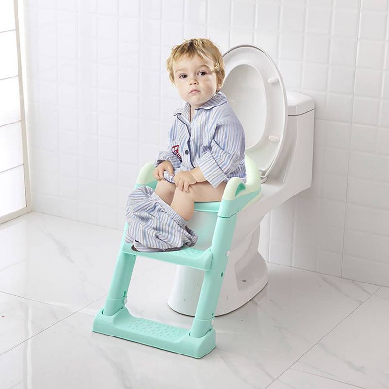 Babyloo Potty Booster with Cushion - Green