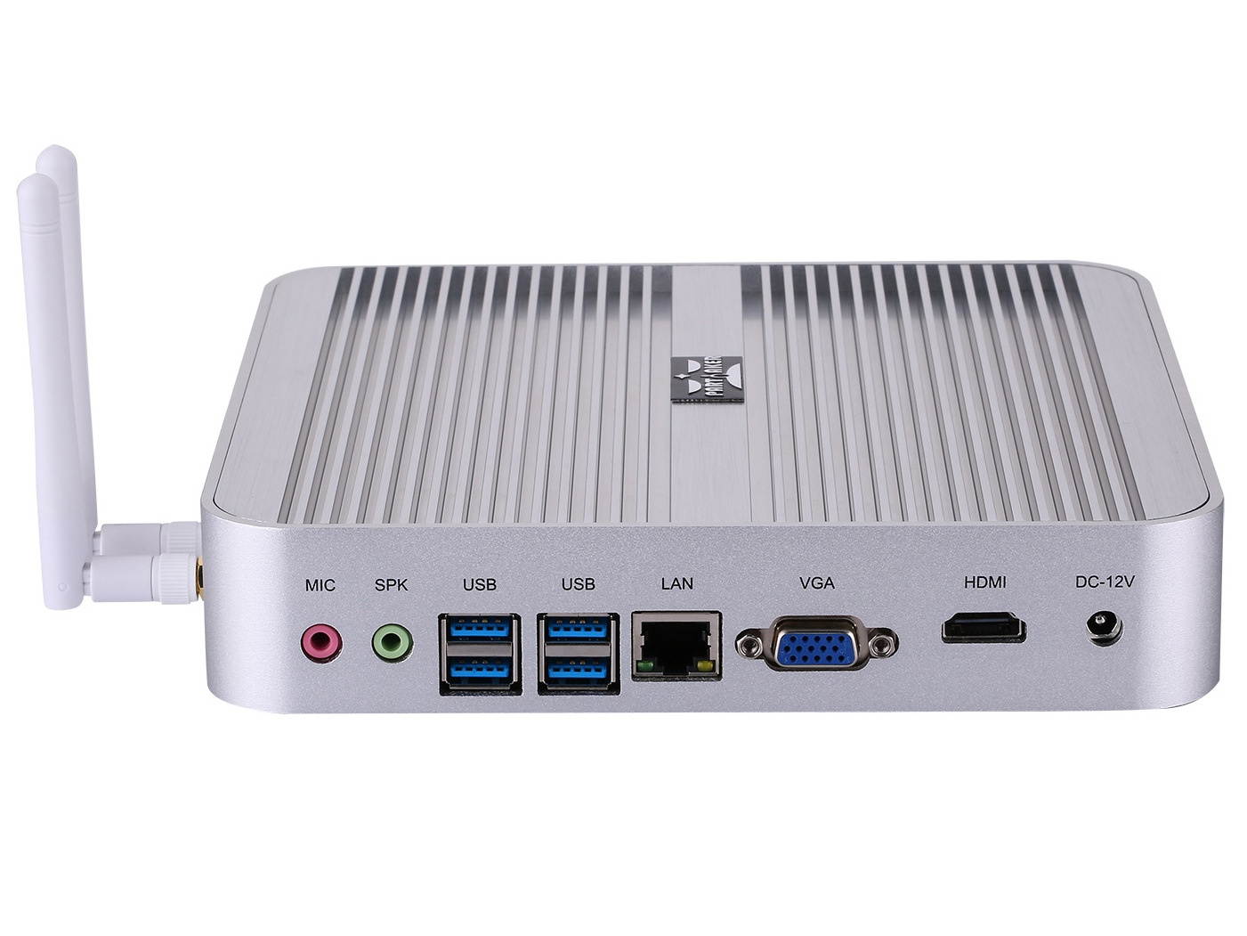 Fanless Mini PC Intel Core i3 8145U Mini Computer 2*DDR4 mSATA M.2 NVMe WIN10 Mini PC with HD VGA USB 16GB Ram 128GB SSD