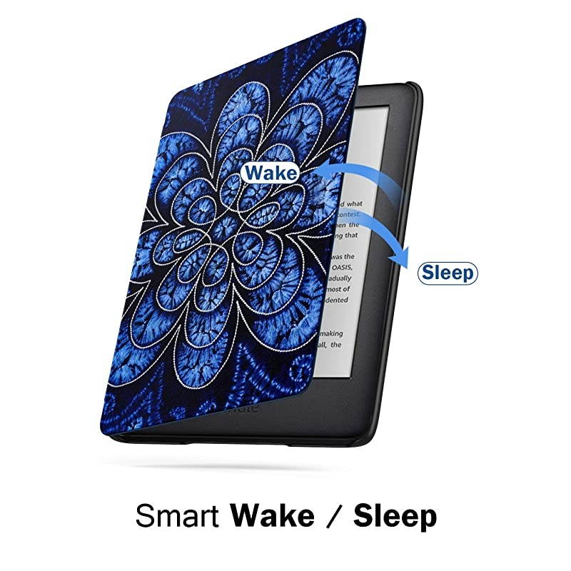 Case Fits AllNew Kindle 10th Generation 2019 Release Only Thinnest Protective Shell Cover with Auto WakeSleep Will Not Fit Kindle Paperwhite 10th Generation 2018 Rattan Flower Blossom