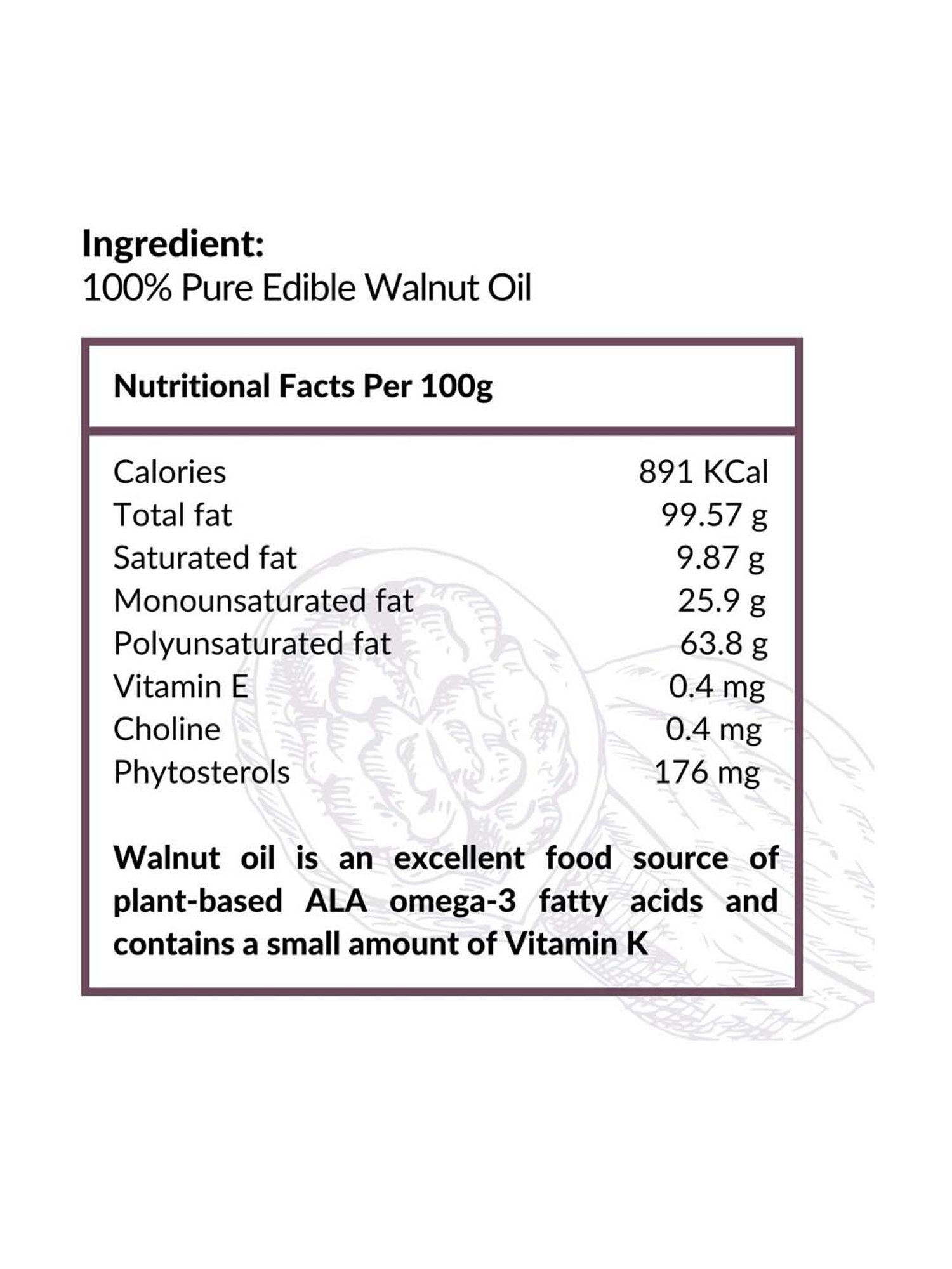 Essentia Extracts Cold-pressed Walnut Oil - 500 ml