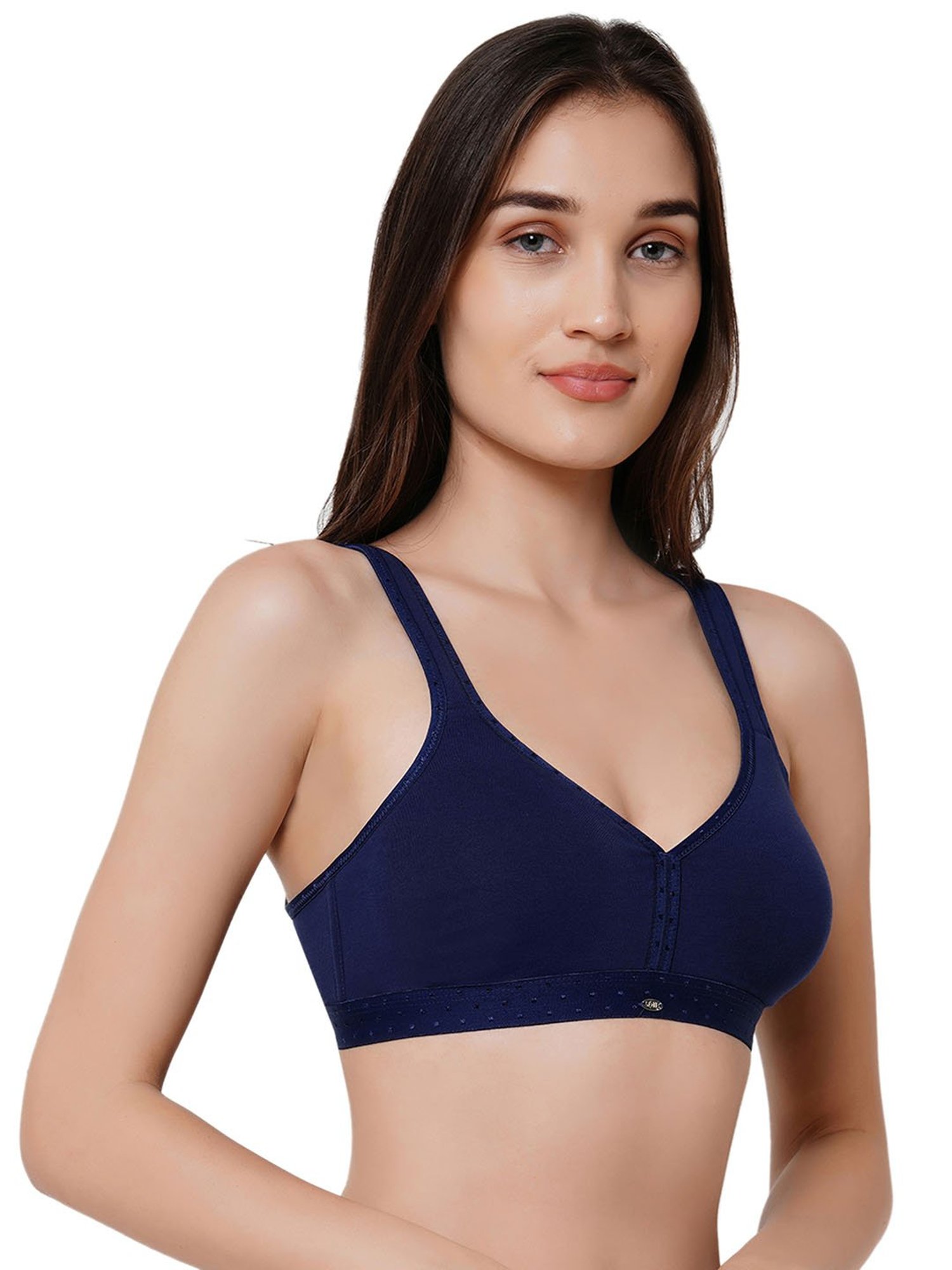 Soie Multicolor Non Wired Non Padded Full Coverage Bra (Pack Of 2)