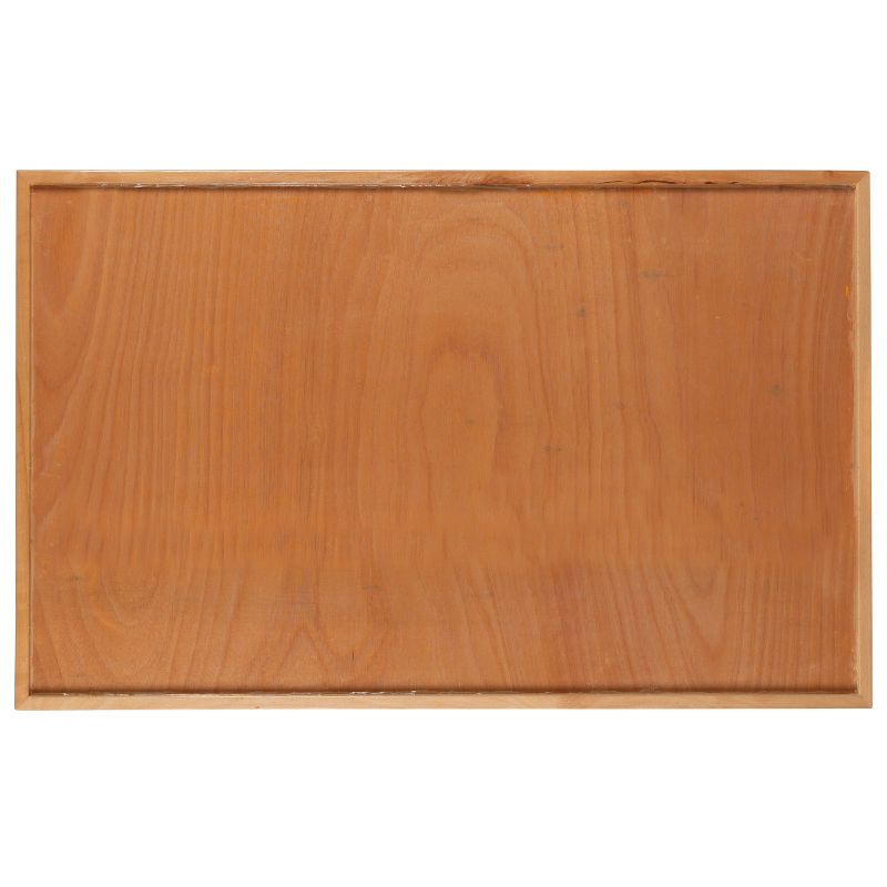 Emma and Oliver 30" x 48" Rectangle Butcher Block Style Table Top - Restaurant Table Top
