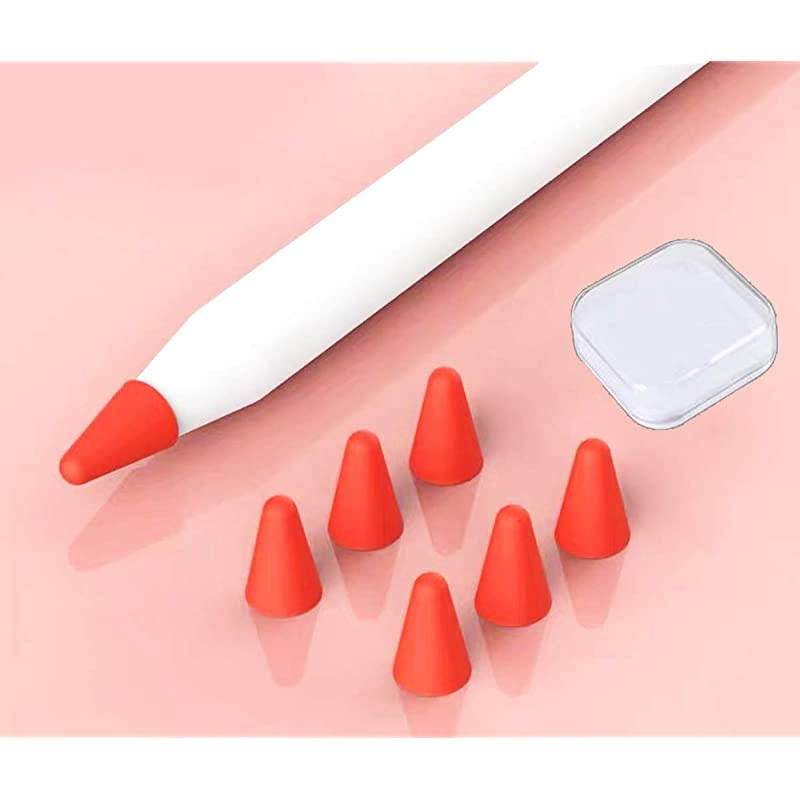 Compatible with Apple Pencil Tips Professional Liquid Silicone Nibs Cover Replacement for 1st amp 2nd Gen Writing AntiSlip Protective Case for Apple iPad Pencil Christmas Red