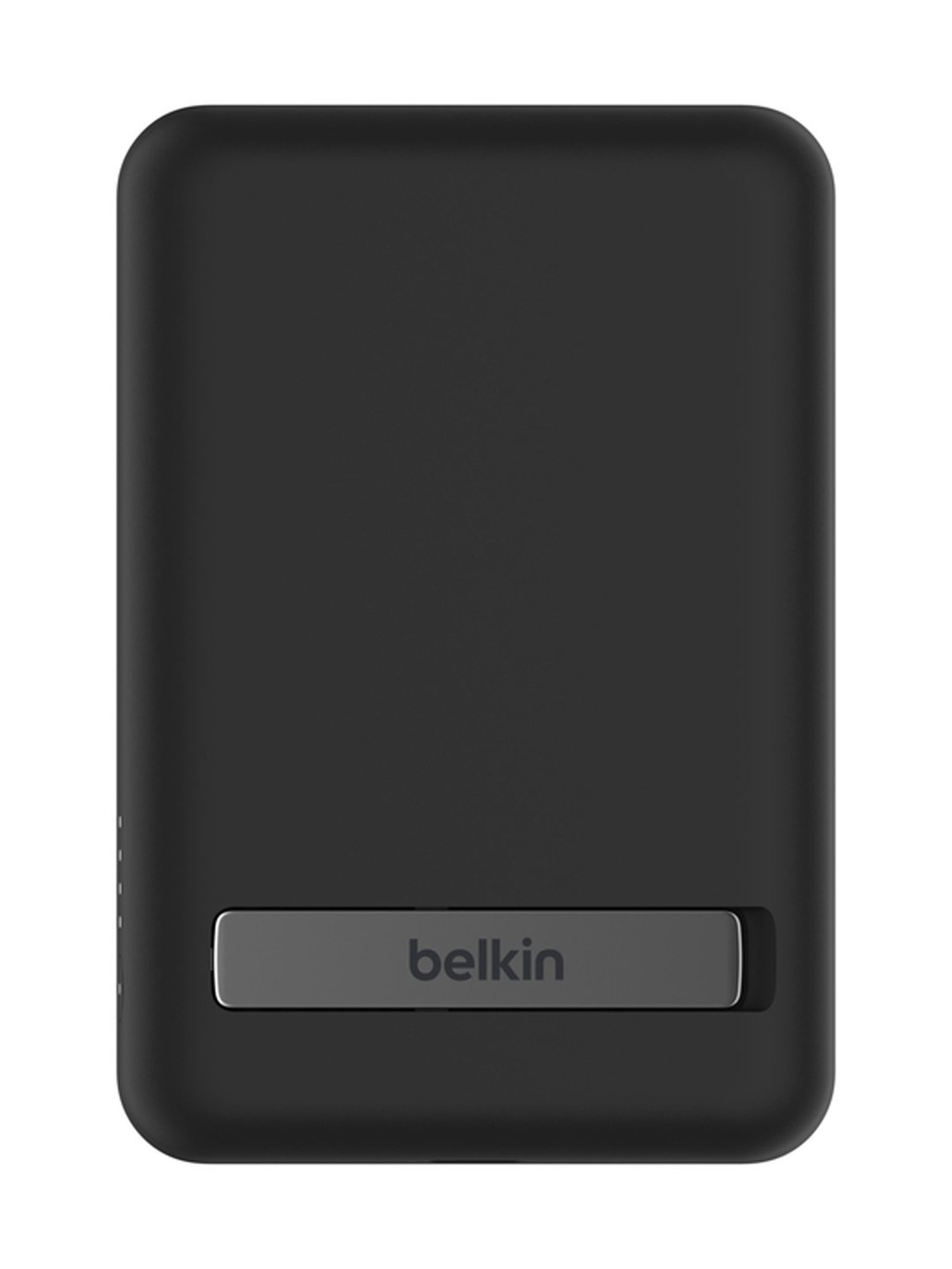 Belkin Quick Charge Magnetic Wireless Power Bank 5000mAh with Stand, Sleek Design (Black)