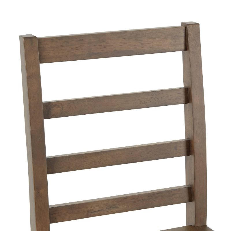 Table and 2 Chairs Dining Set Brown - Silverwood