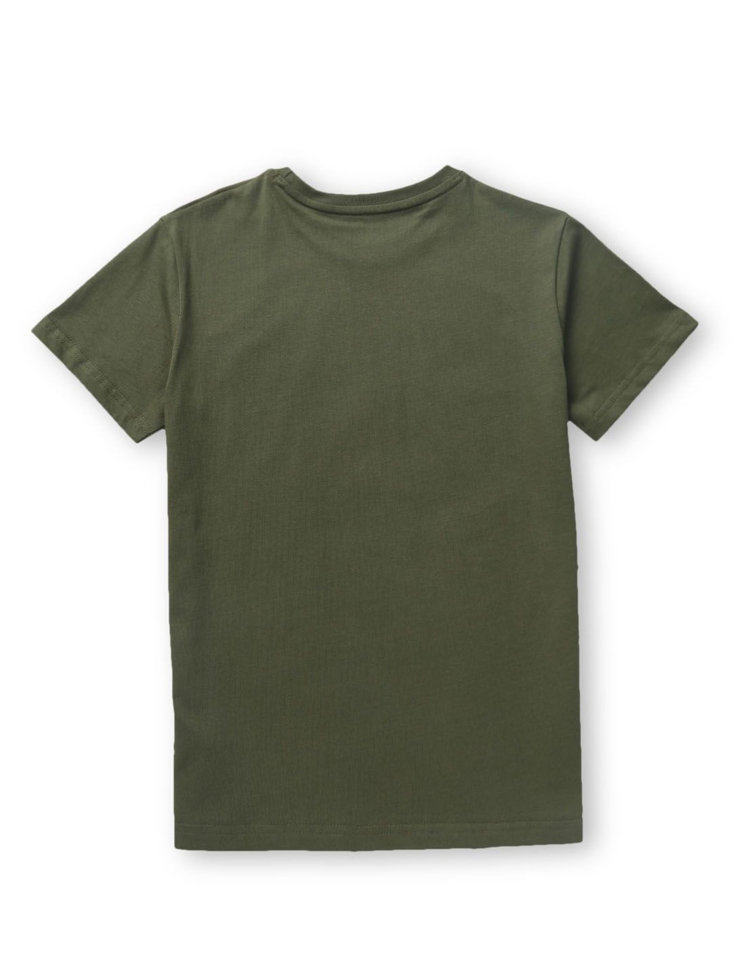 Palm Tree Kids Olive Printed T-Shirt