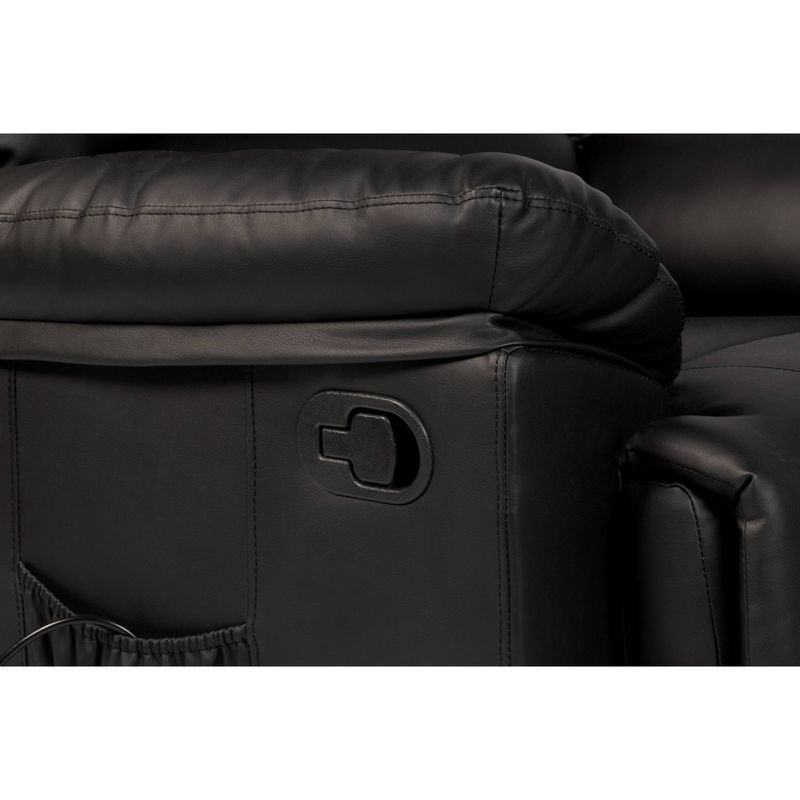 Reynolds Massage Recliner Black - Relaxzen