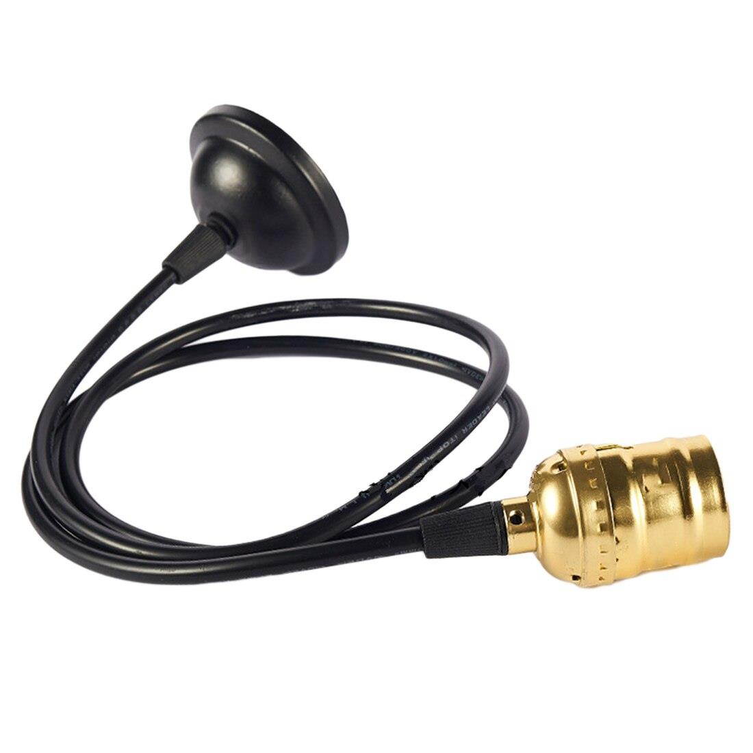 Hot! Lamp Base E27 Vintage Retro Lamp Base Holder Pendant Bulb Light Screw Socket 4 Colors With Switch/No Switch 110V/220V