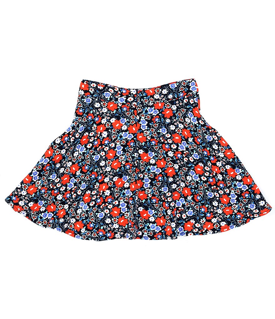 Mini Molly Big Girls 8-14 High-Rise Floral A-Line Skirt