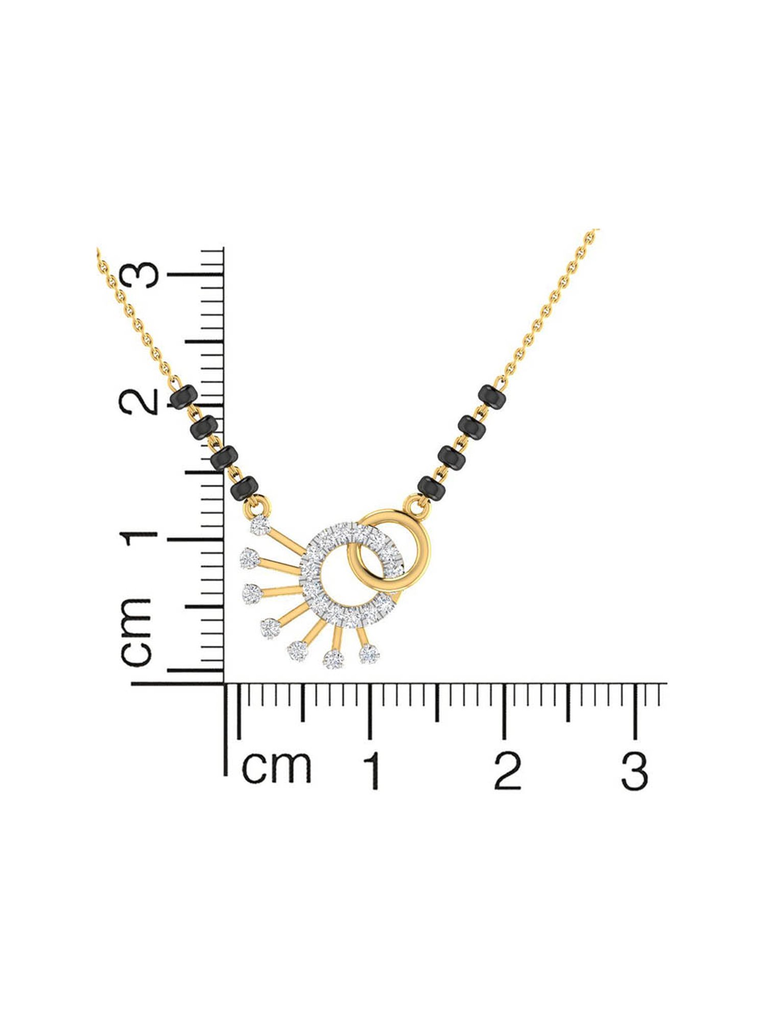 Waman Hari Pethe Jewellers 18k Gold & Diamond Mangalsutra for Women