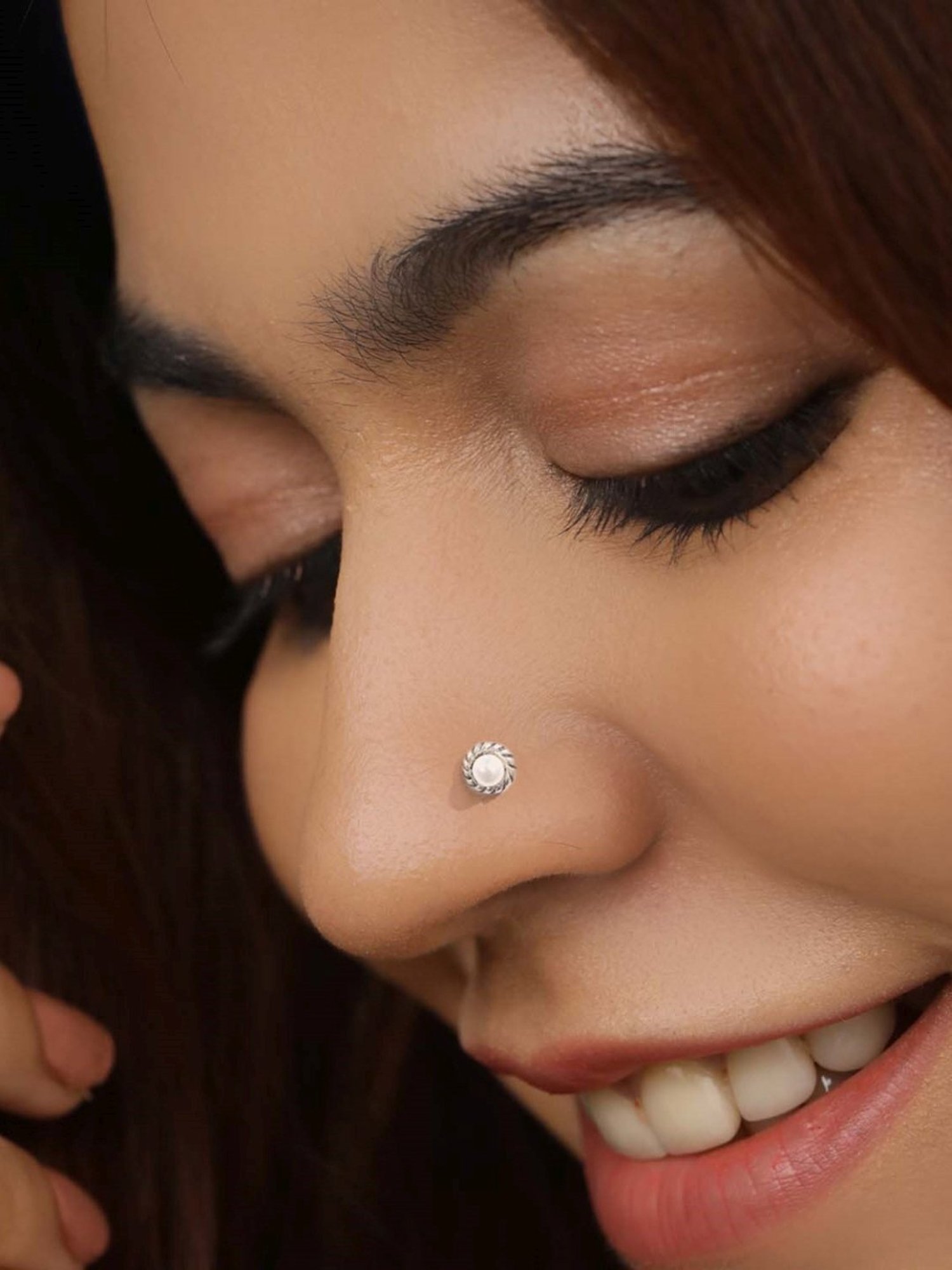 March by FableStreet 92.5 Sterling Silver Classic Nose Ring