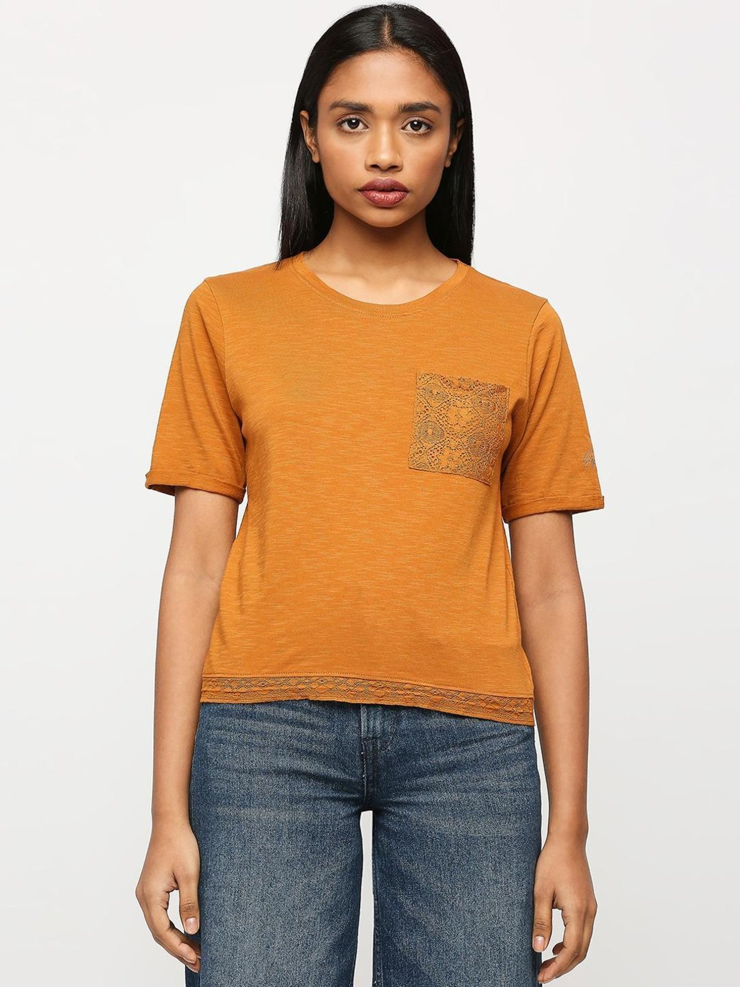 Pepe Jeans Brown Cotton T-Shirt