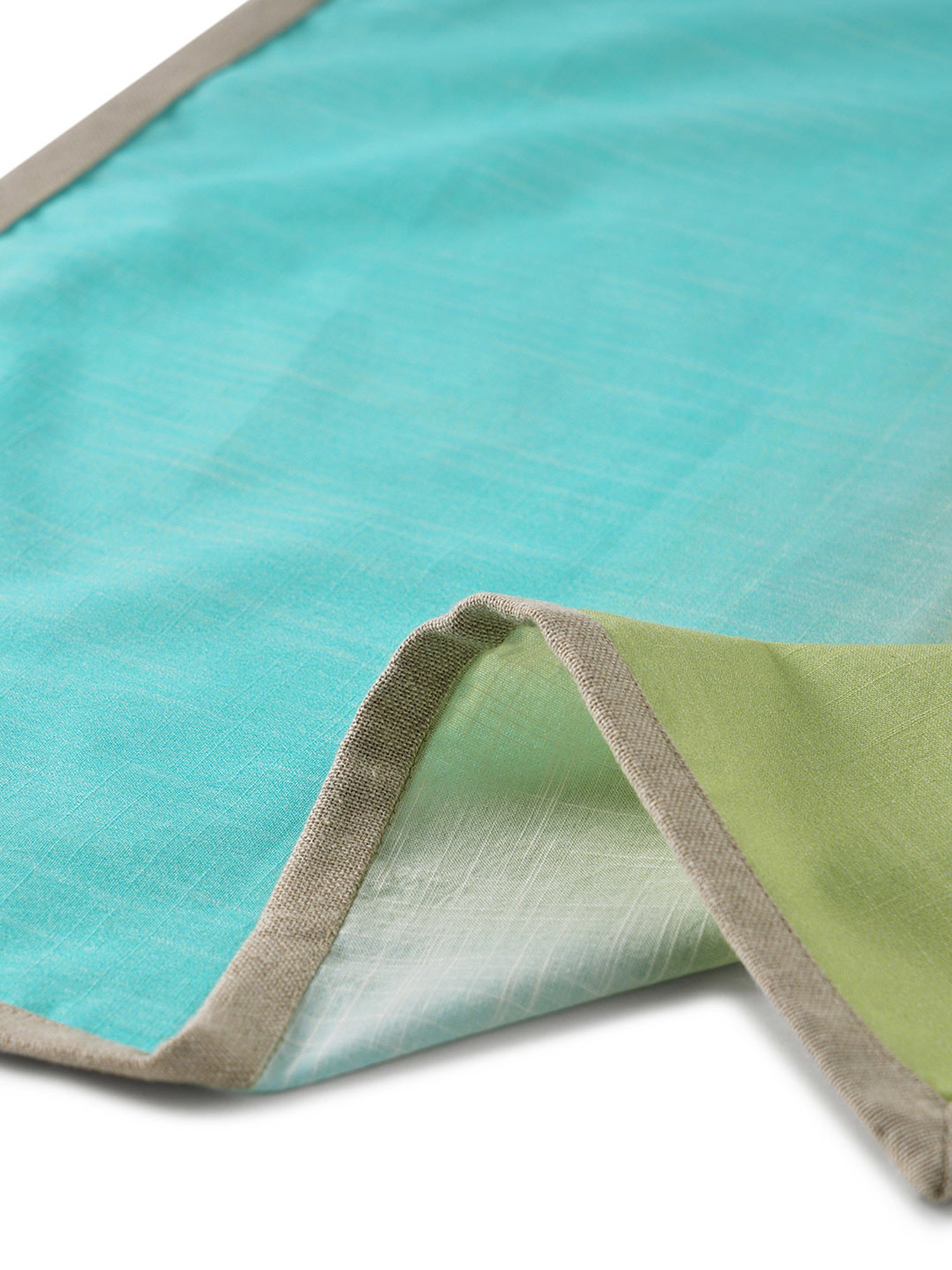 Pure Home and Living Green Cotton Solid Table Napkins