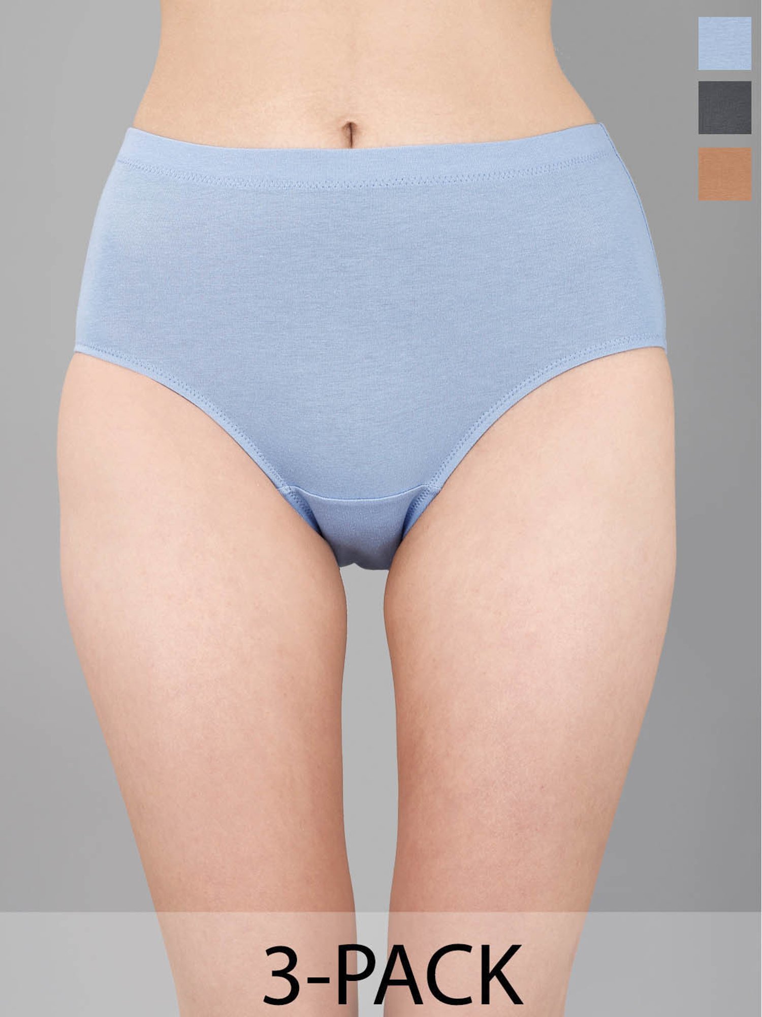 Soie Multicolor Hipster Panty - Pack of 3