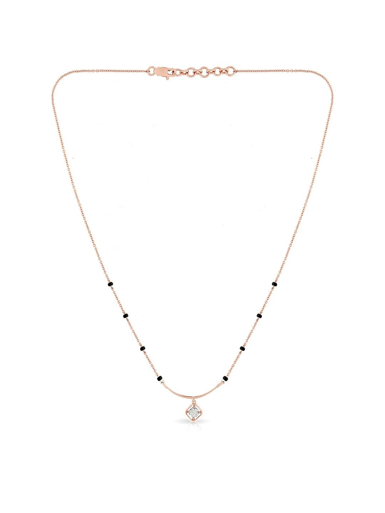 Waman Hari Pethe Jewellers 18k Gold & Diamond Mangalsutra for Women