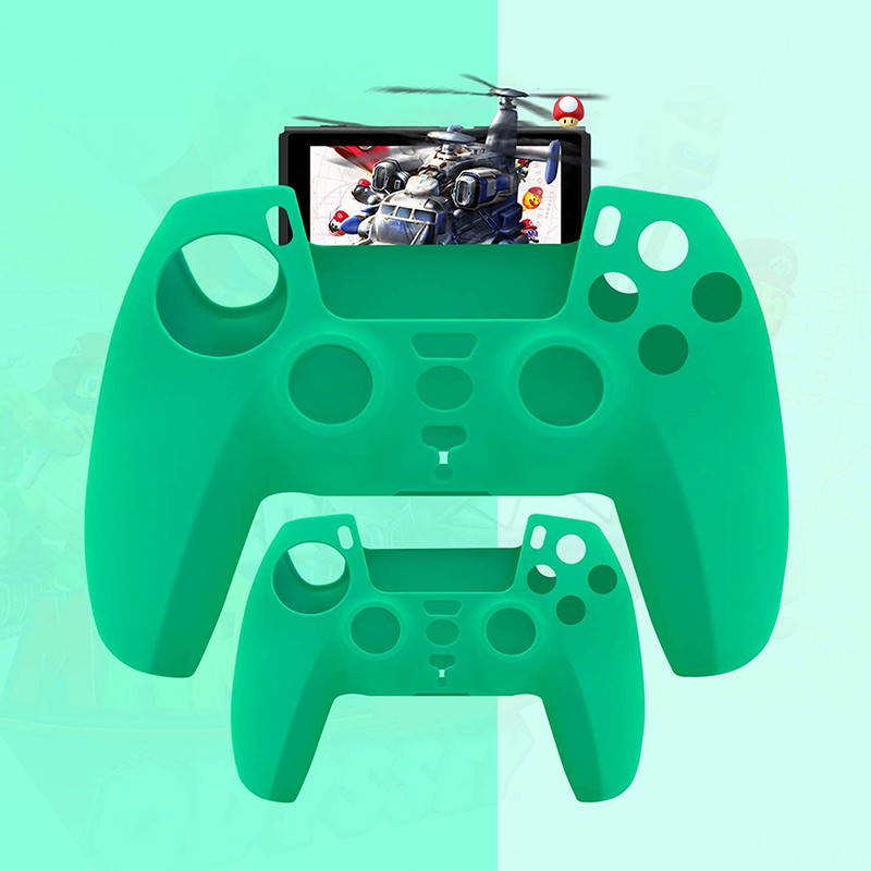 Brightup Dual Charger for PS5 Controller,Wechip Fast Charging Station Charger Dock with LED Indicator Safety Chip Protection Portable Gaming Charging Station Stand, Black