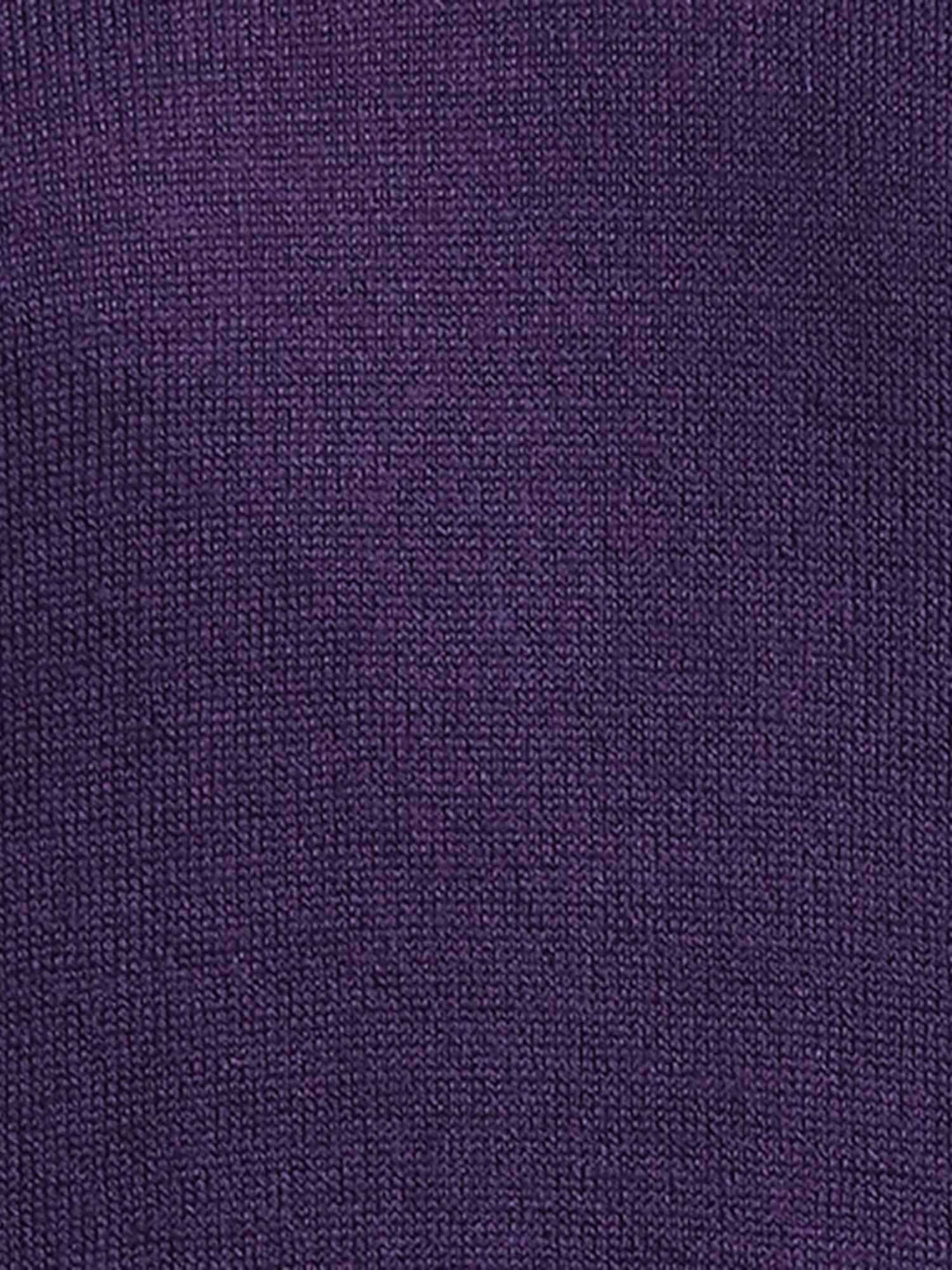 ColorPlus Purple V Neck Sweater