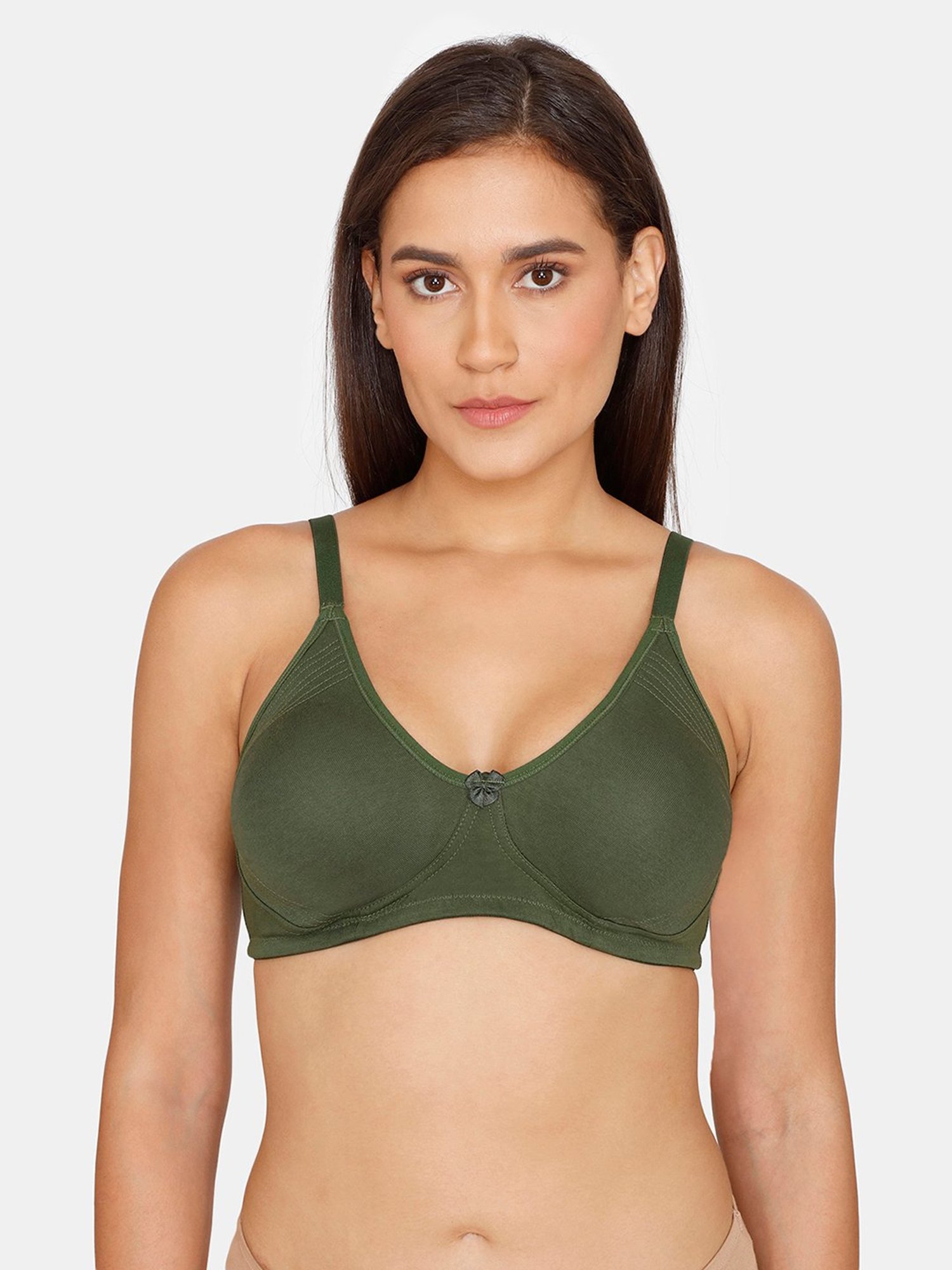 Rosaline by Zivame Green Wireless T-Shirt Bra
