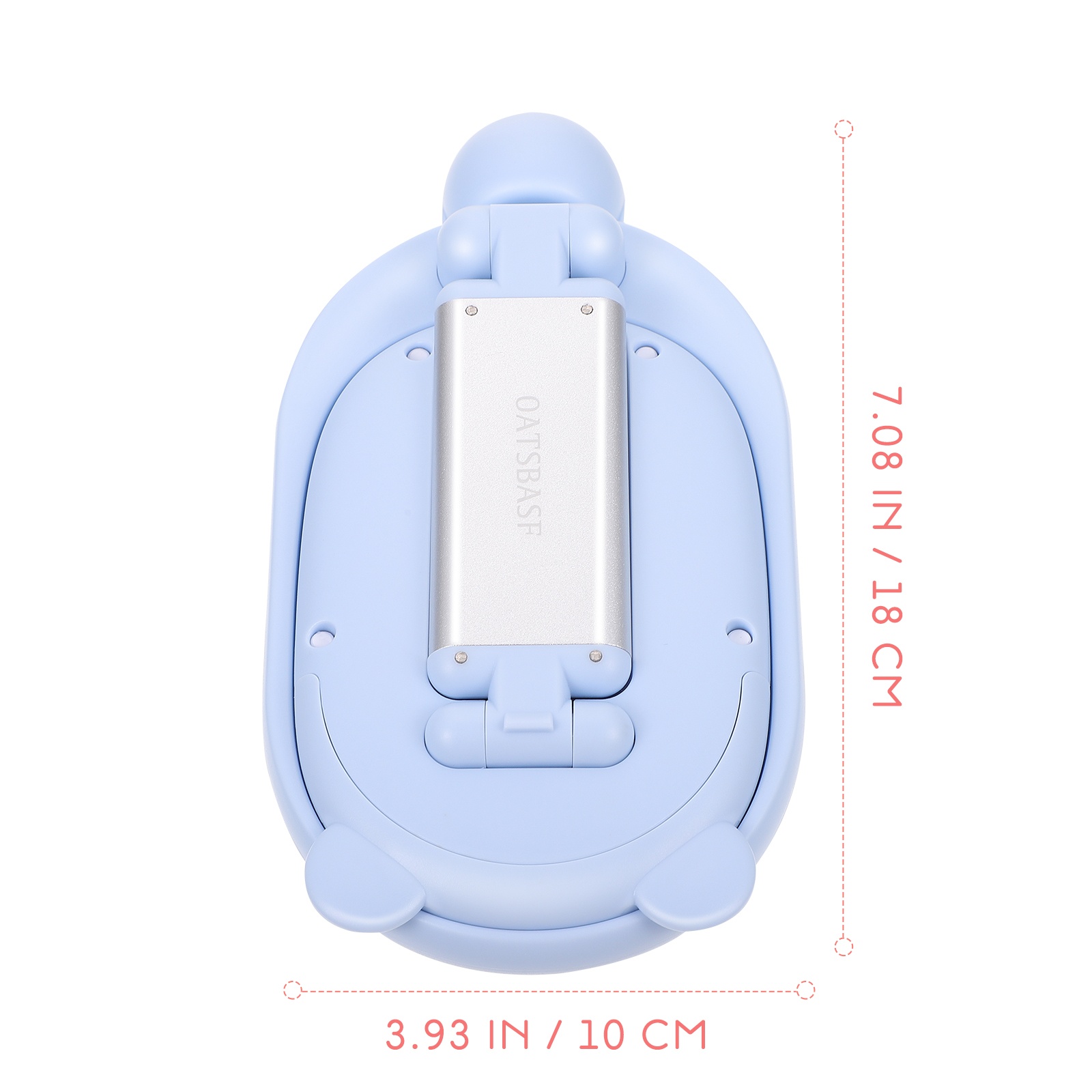 1Pc Ajustable Desktop Beauty Mirror Phone Holder Mobile Phone Storage Rack