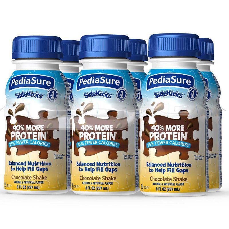 PediaSure SideKicks High Protein Nutrition Shake Chocolate - 6 ct/48 fl oz