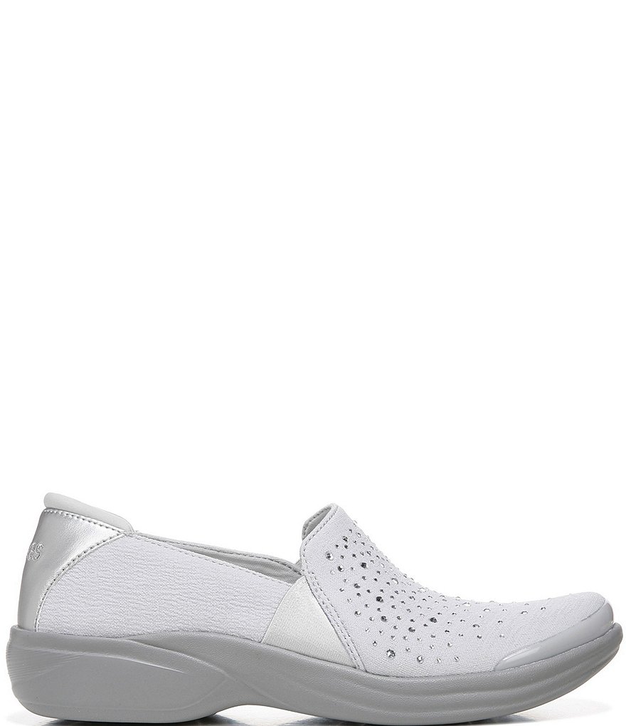 Bzees Poppyseed Rhinestone Slip-On Mesh Washable Shoes