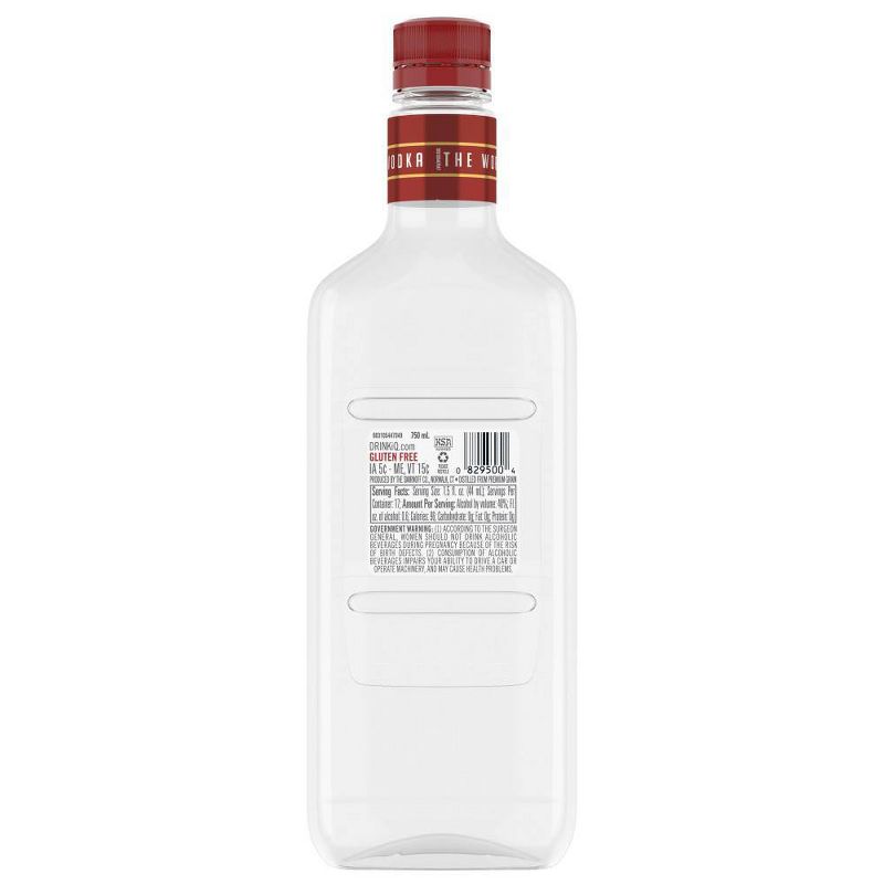 Smirnoff Vodka - 750ml Plastic Bottle