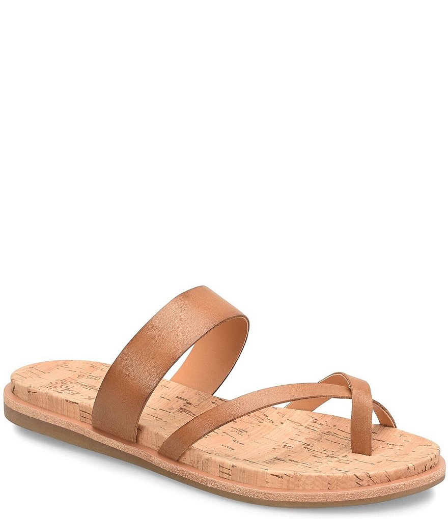 Kork-Ease Belinda Leather Flat Thong Sandals