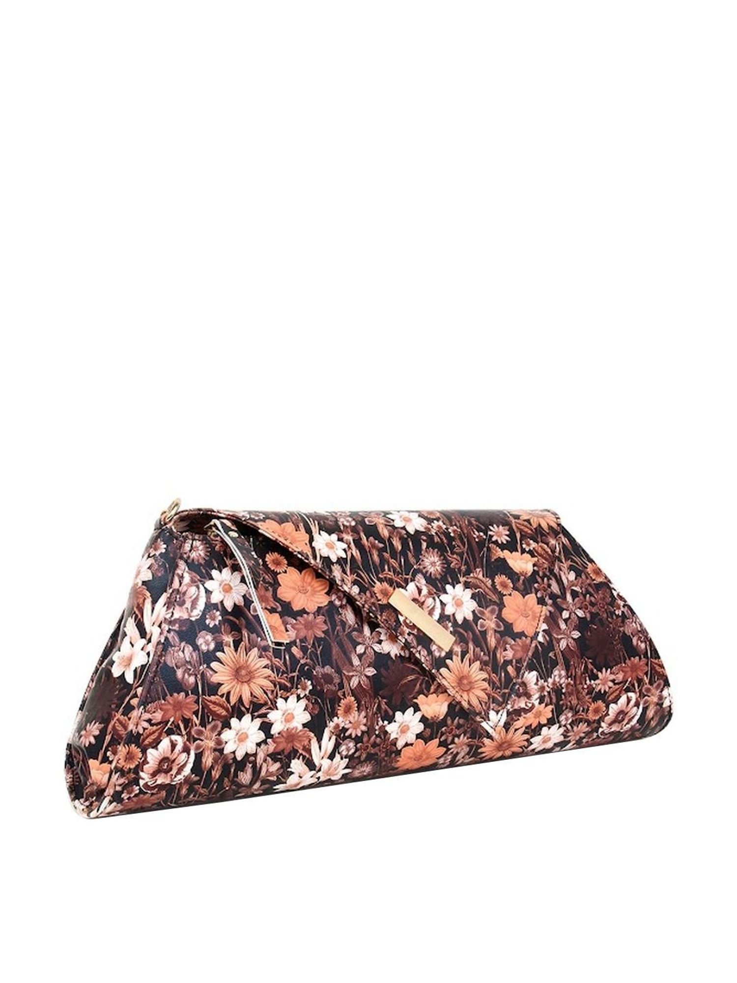 Spice Art Brown Clutch
