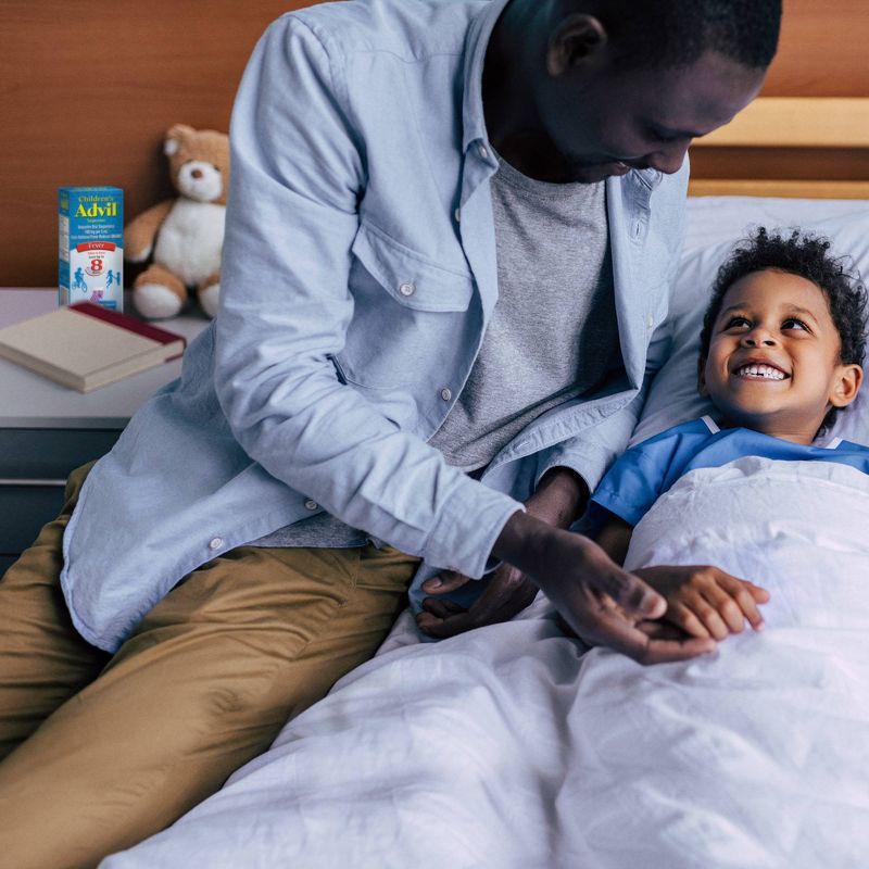 Children's Advil Liquid Fever Reducer/Pain Reliever (NSAID) - 100 mg Ibuprofen - Grape Flavor - 4 fl oz