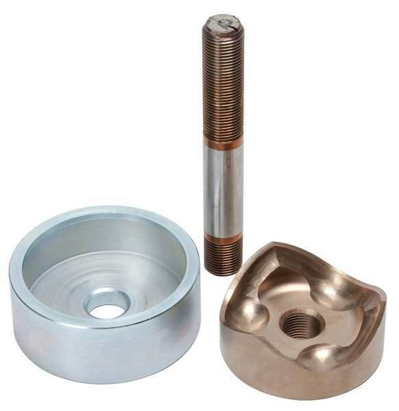 GREENLEE 745H-2-1/2 Knockout Punch/Die,For 10 ga SS,2-1/2 in