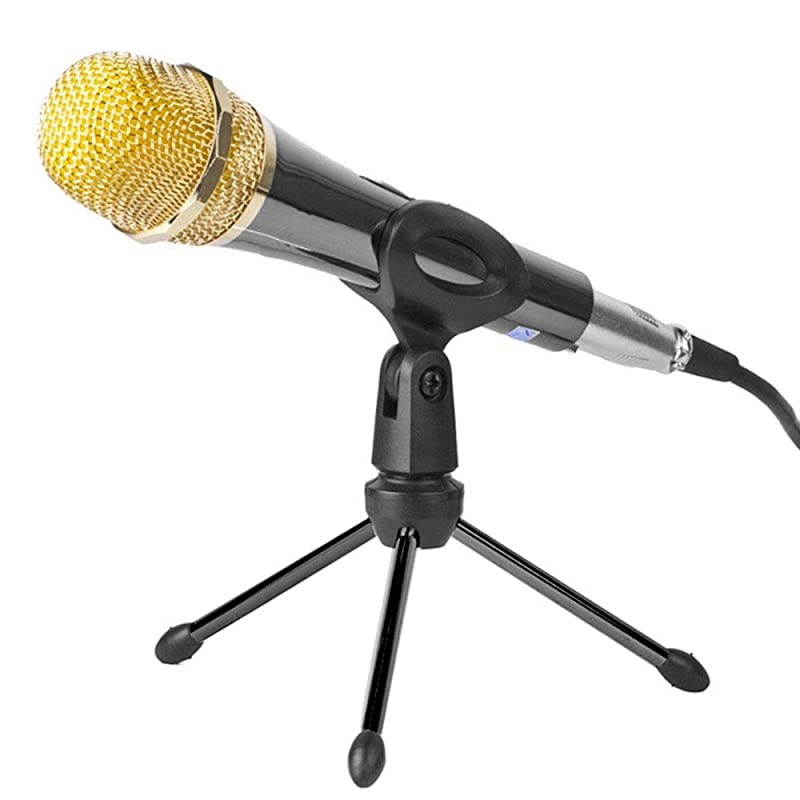 Microphone Stand, Upgraded Angle Adjustable Tripod Table Mic Stand for Recording Microphone or Other Microphone