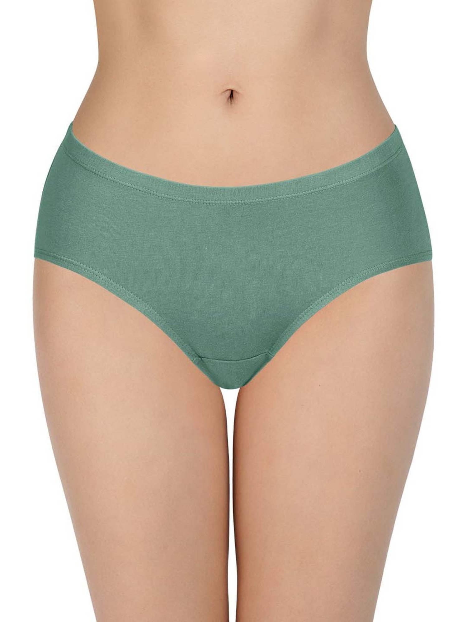 Every De by Amante Purple & Green Cotton Hipster Panties - Pack Of 3