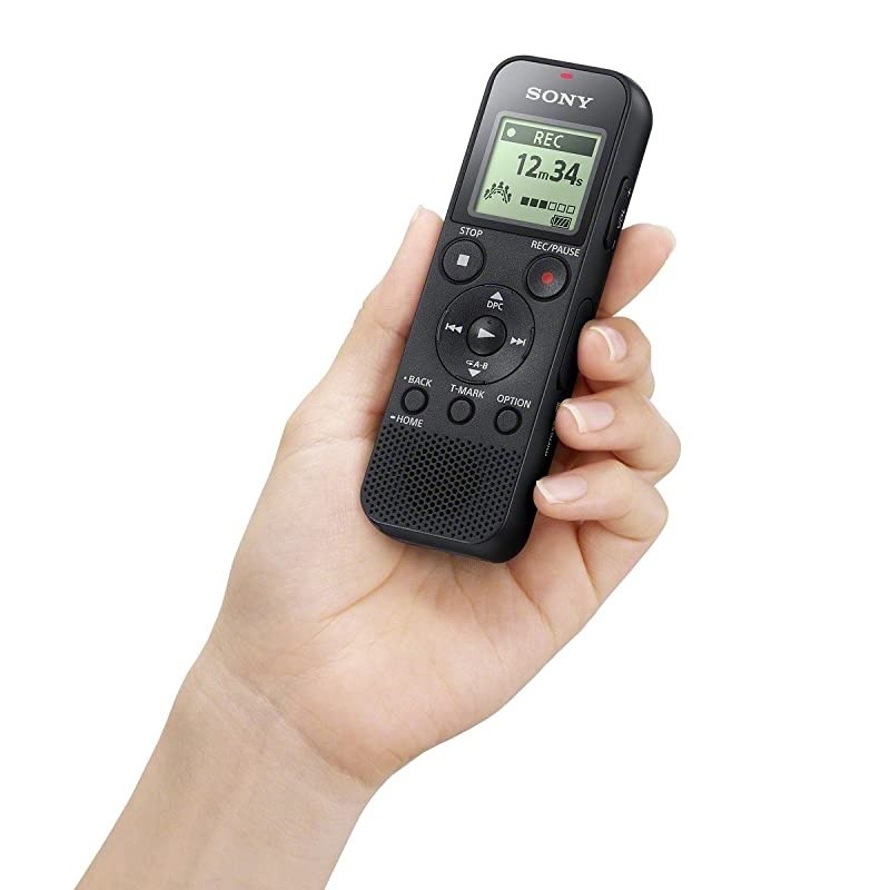 ICDPX370 Mono Digital Voice Recorder with Builtin USB Black Renewed